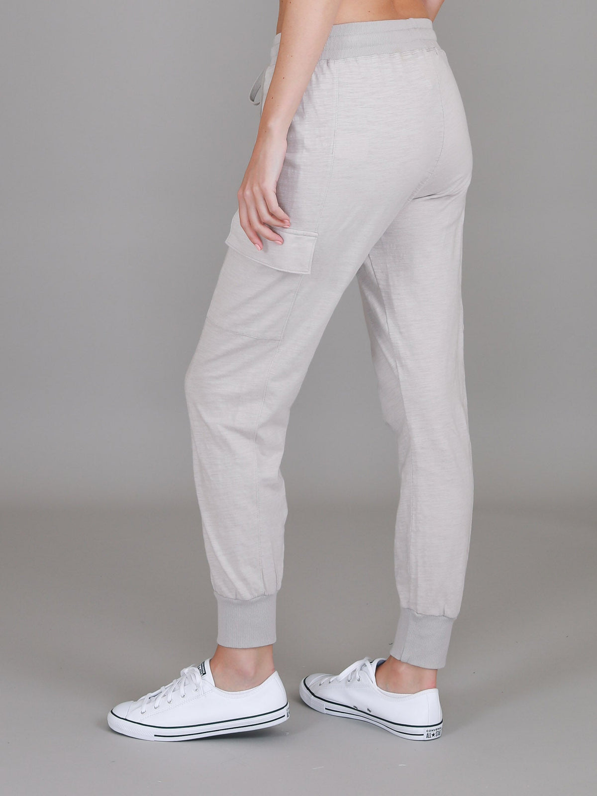 Cargo Jogger | Women's Tapered Cargo Pants – Cotton Jersey