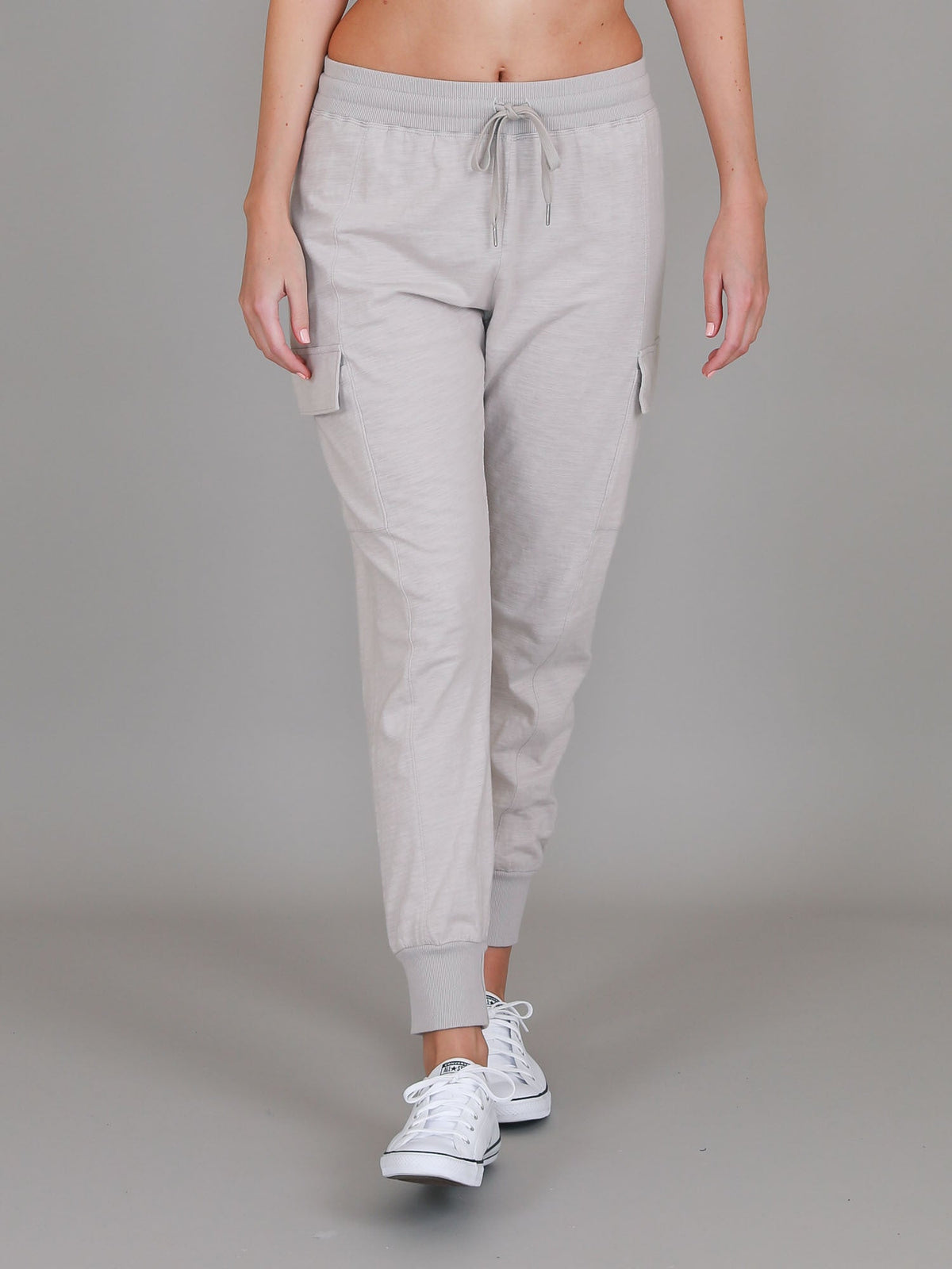 Cargo Jogger | Women's Tapered Cargo Pants – Cotton Jersey
