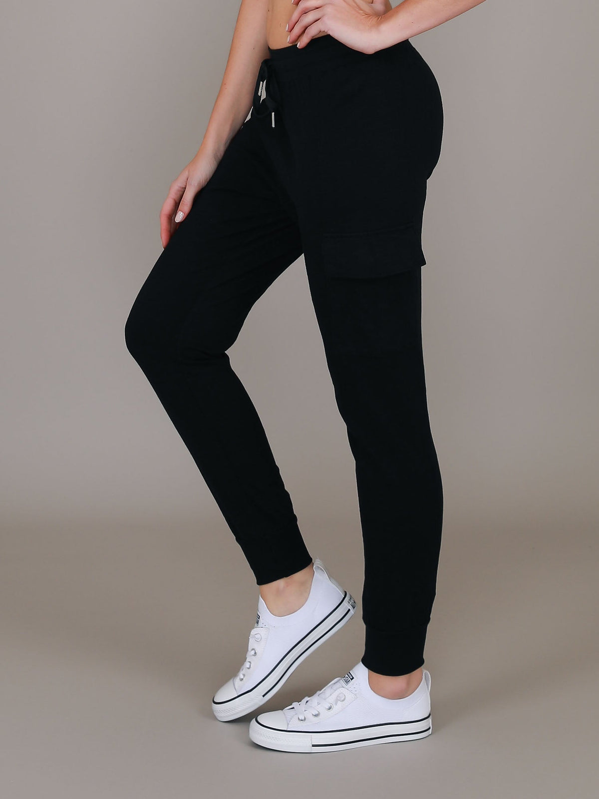 Cargo Jogger | Women's Tapered Cargo Pants – Cotton Jersey