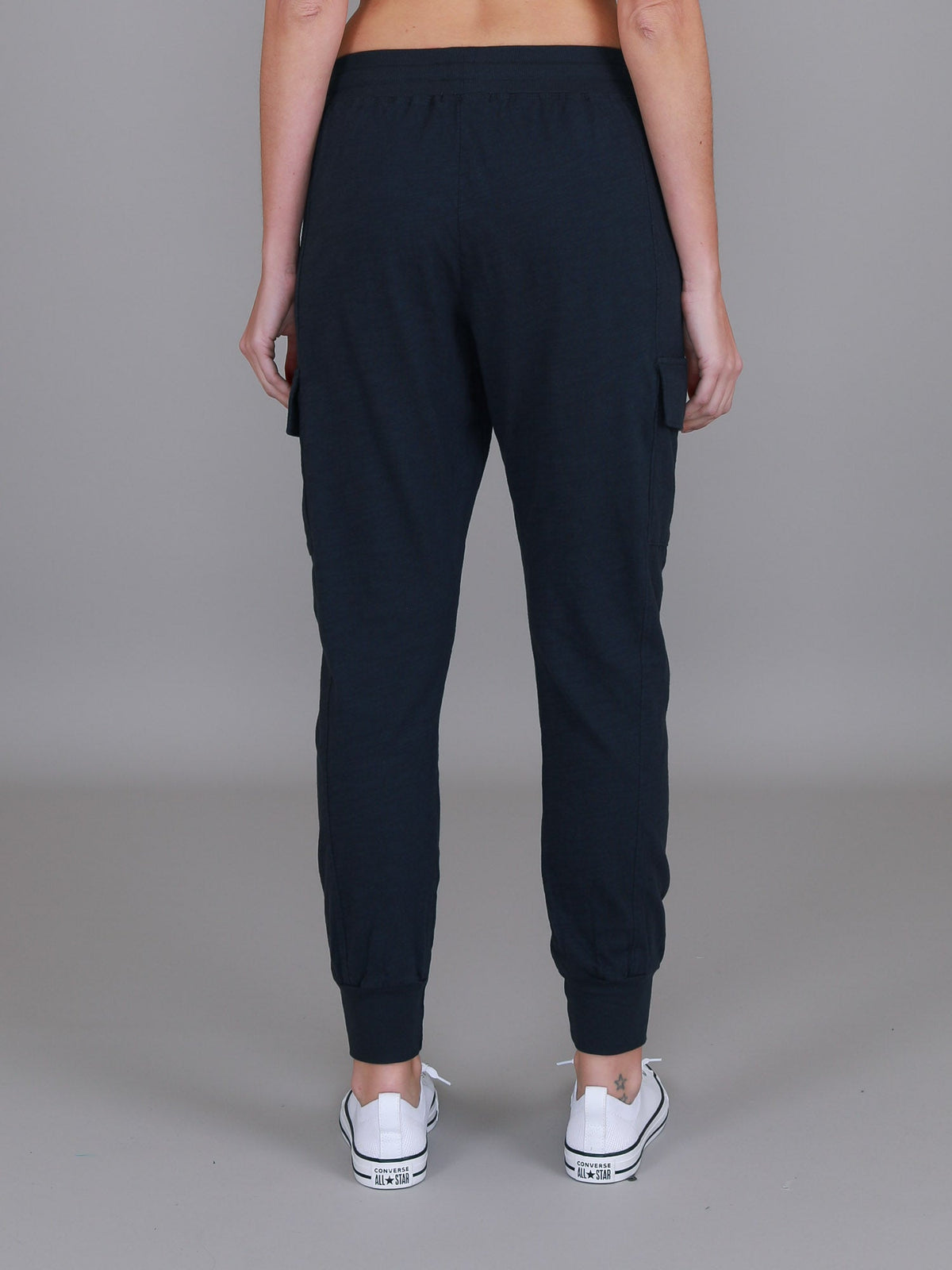 Cargo Jogger | Women's Tapered Cargo Pants – Cotton Jersey