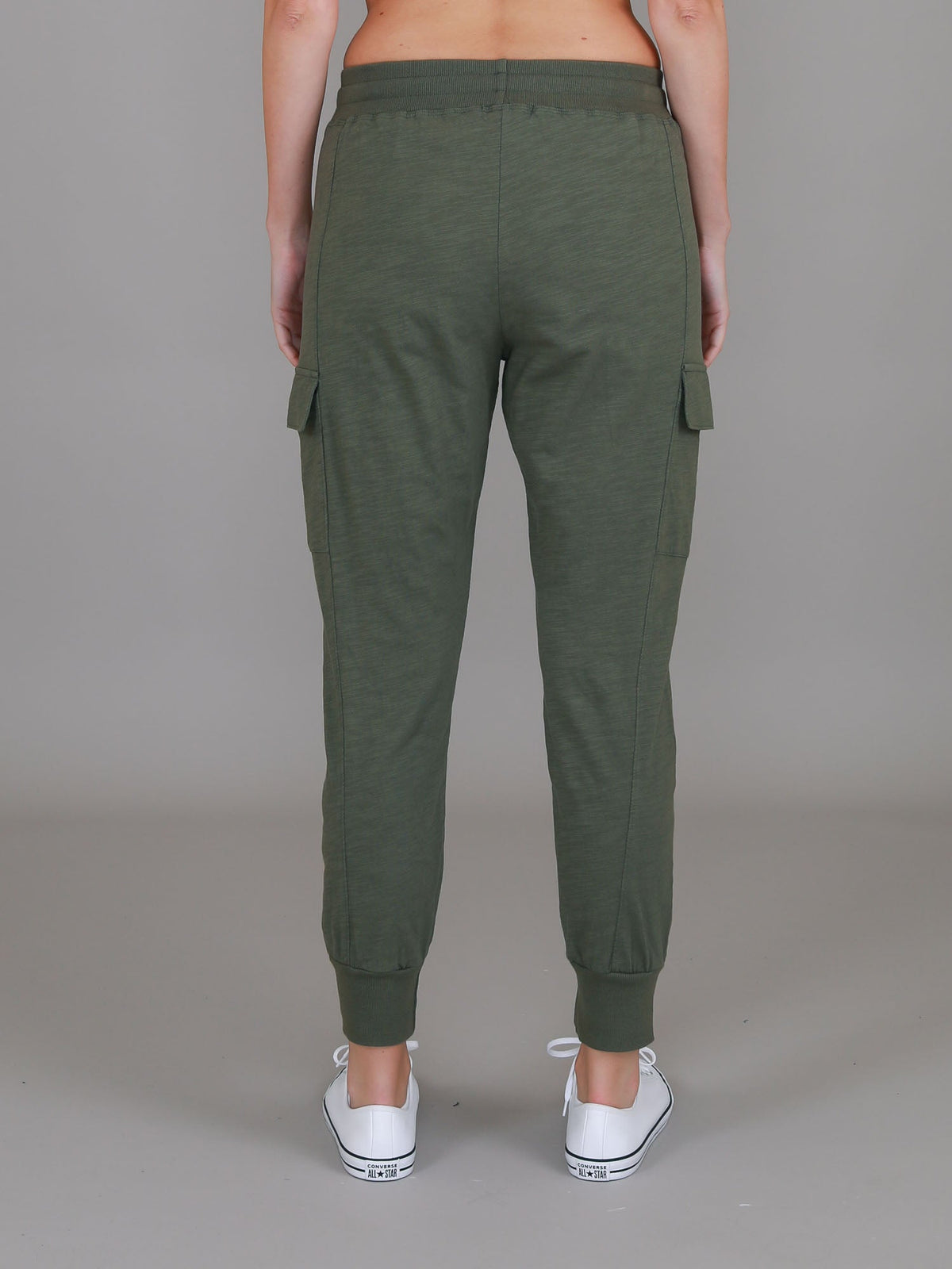 Cargo Jogger | Women's Tapered Cargo Pants – Cotton Jersey