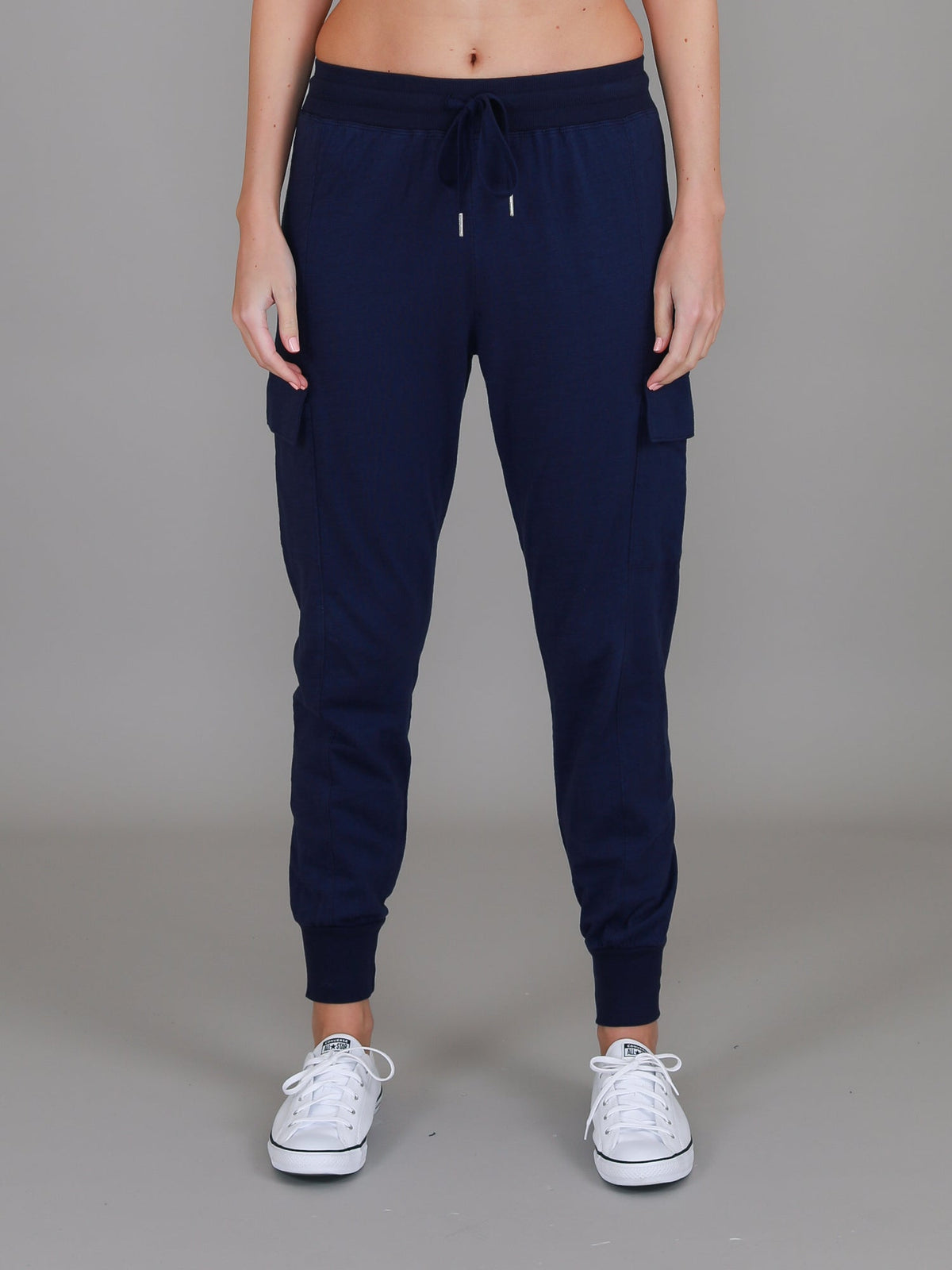 Cargo Jogger | Women's Tapered Cargo Pants – Cotton Jersey