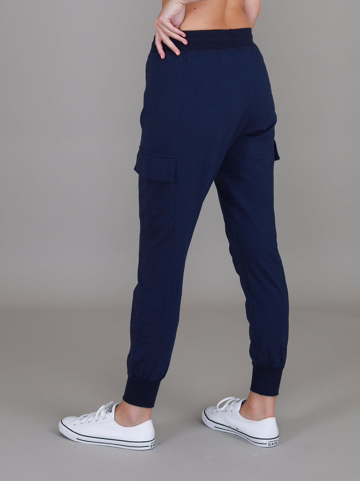 Cargo Jogger | Women's Tapered Cargo Pants – Cotton Jersey