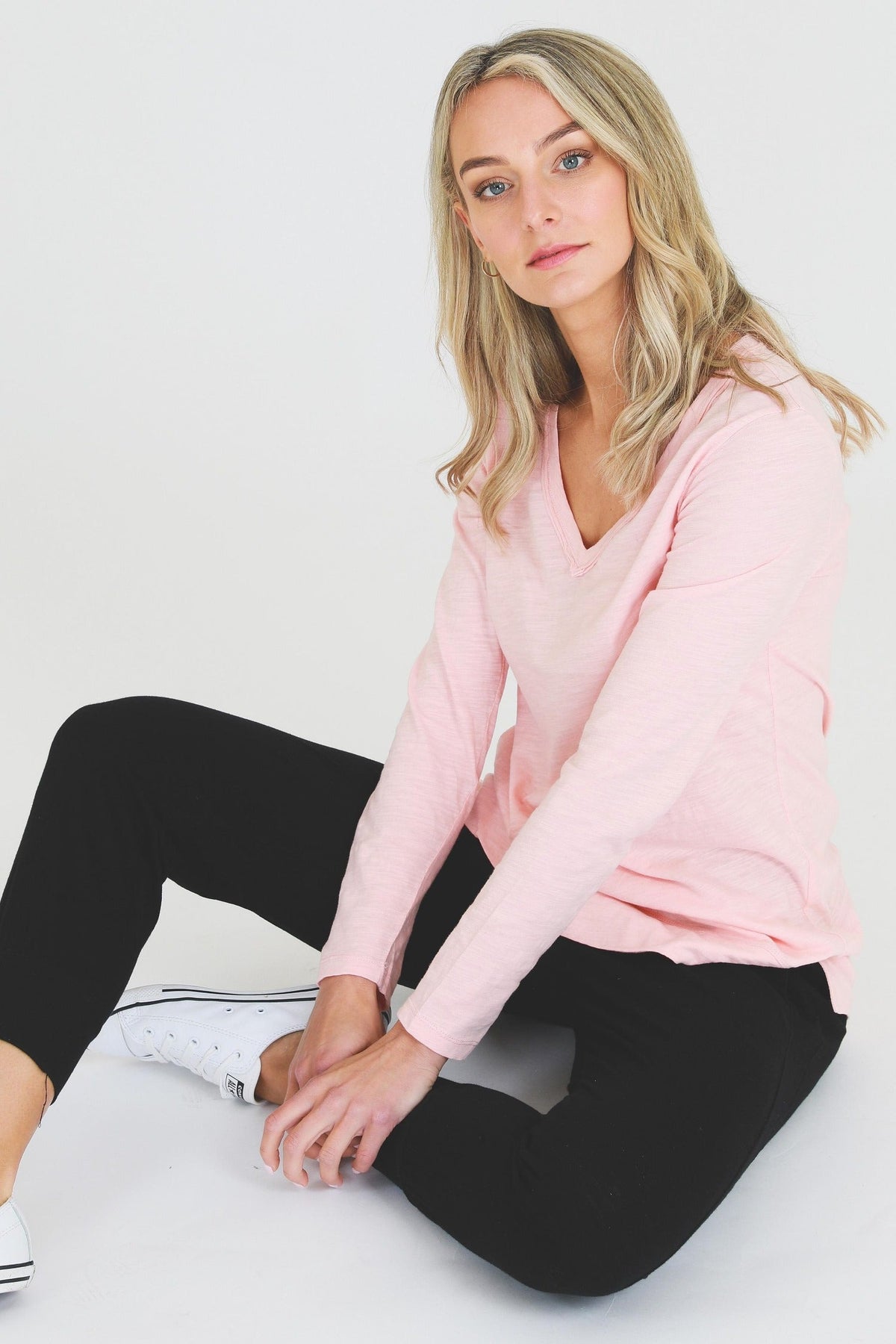 Leah V Neck T Shirt