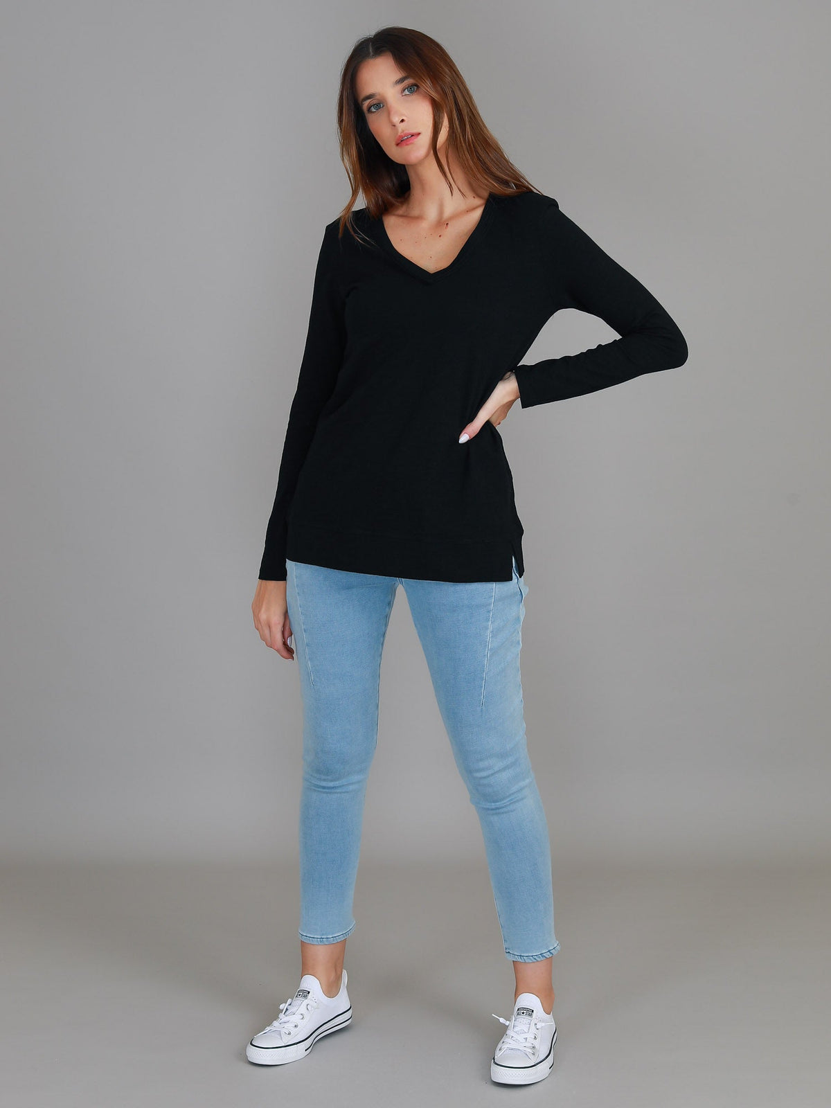 Leah V Neck T Shirt
