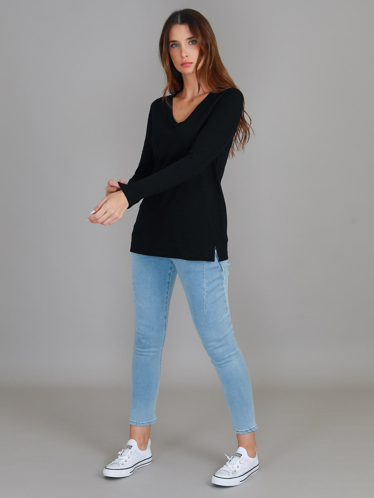 Leah V Neck T Shirt