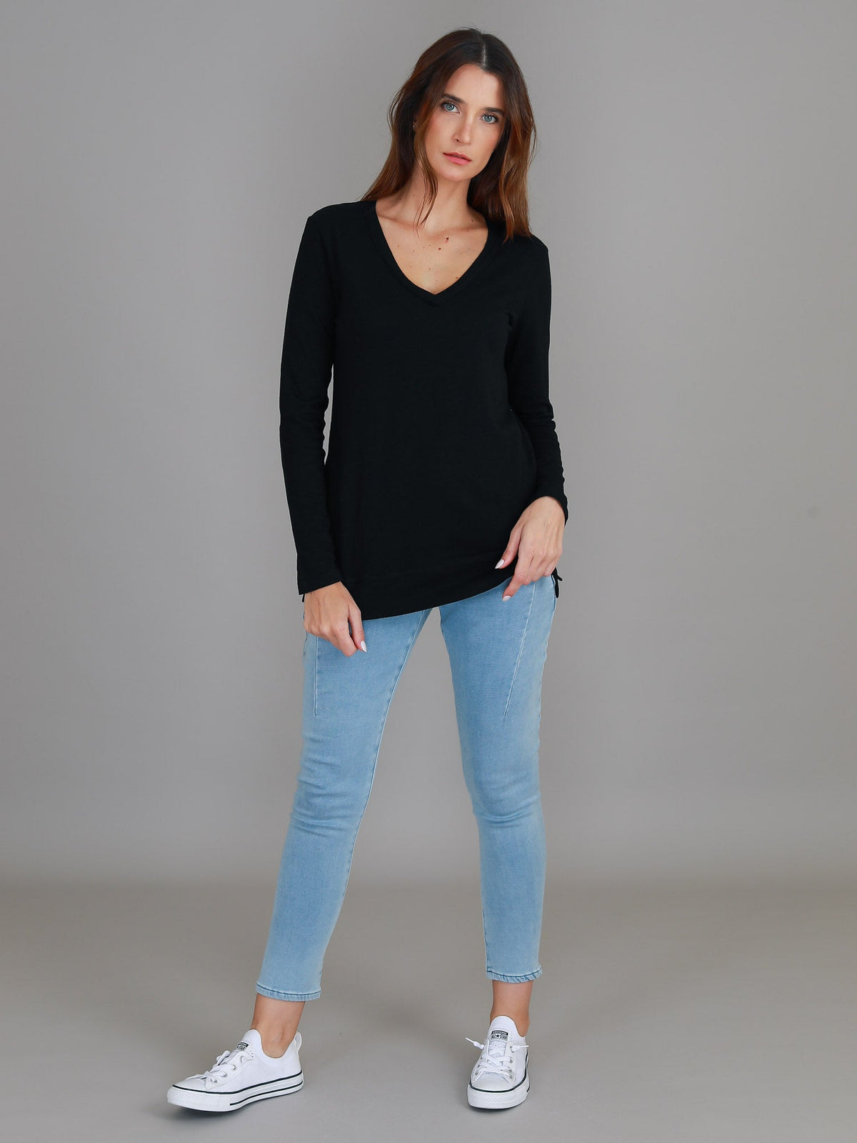 Leah V Neck T Shirt