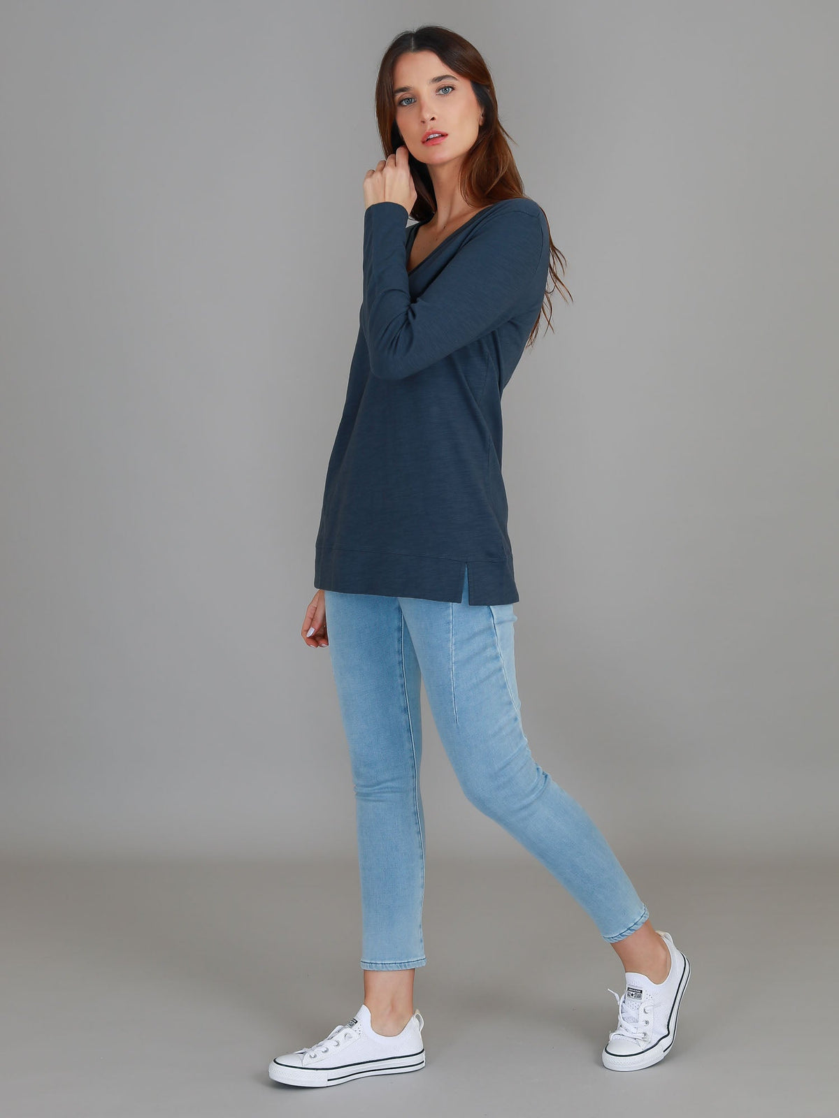 Leah V Neck T Shirt