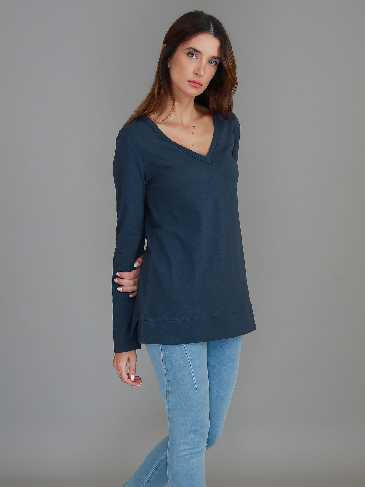 Leah V Neck T Shirt