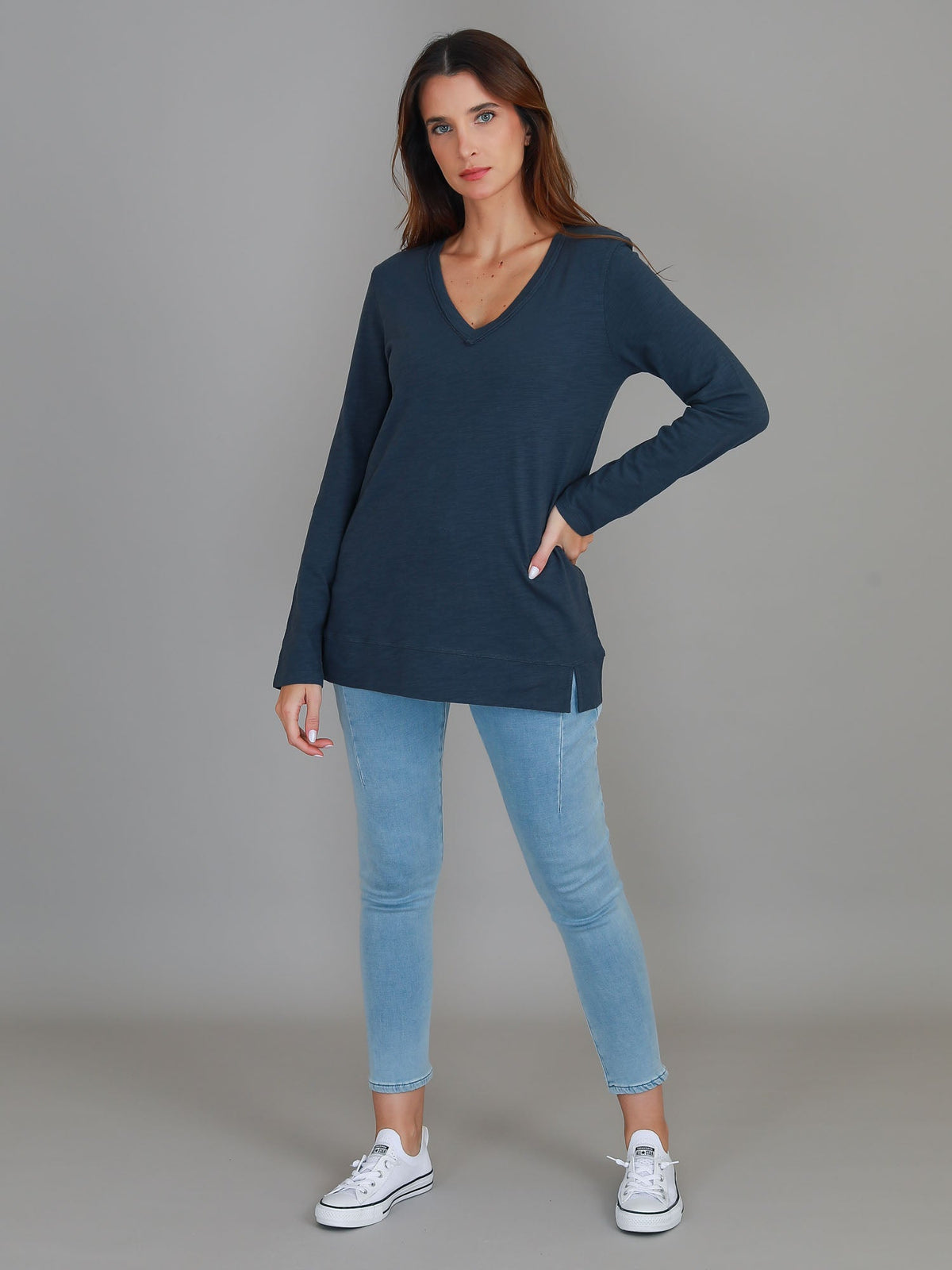Leah V Neck T Shirt
