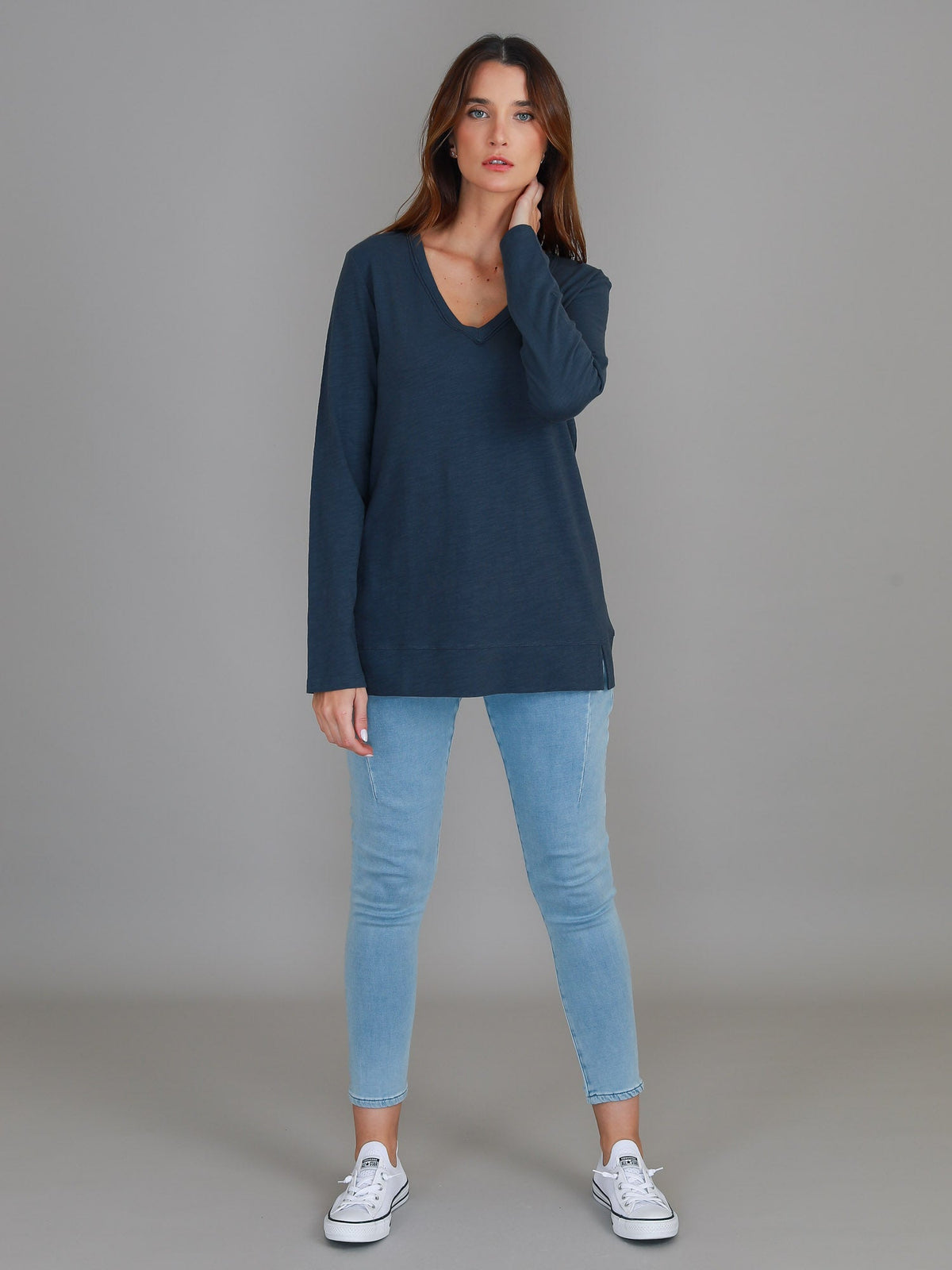 Leah V Neck T Shirt