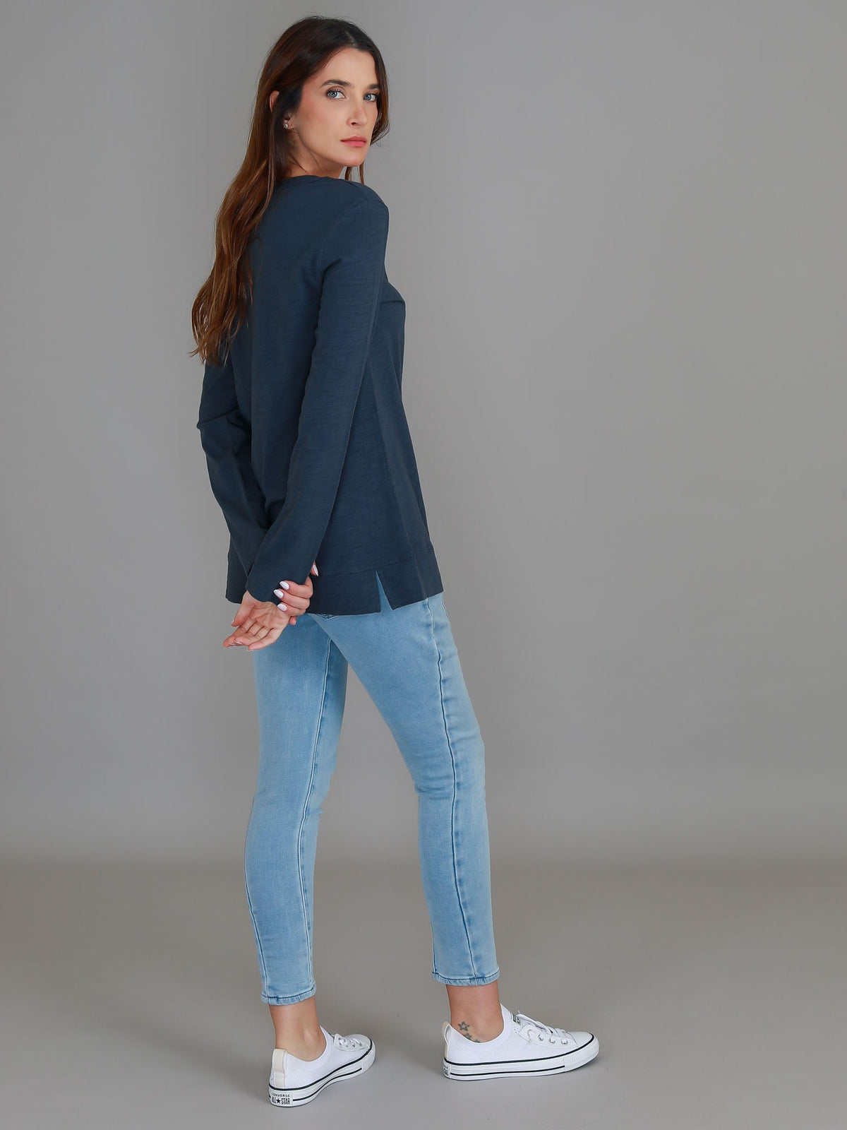 Leah V Neck T Shirt