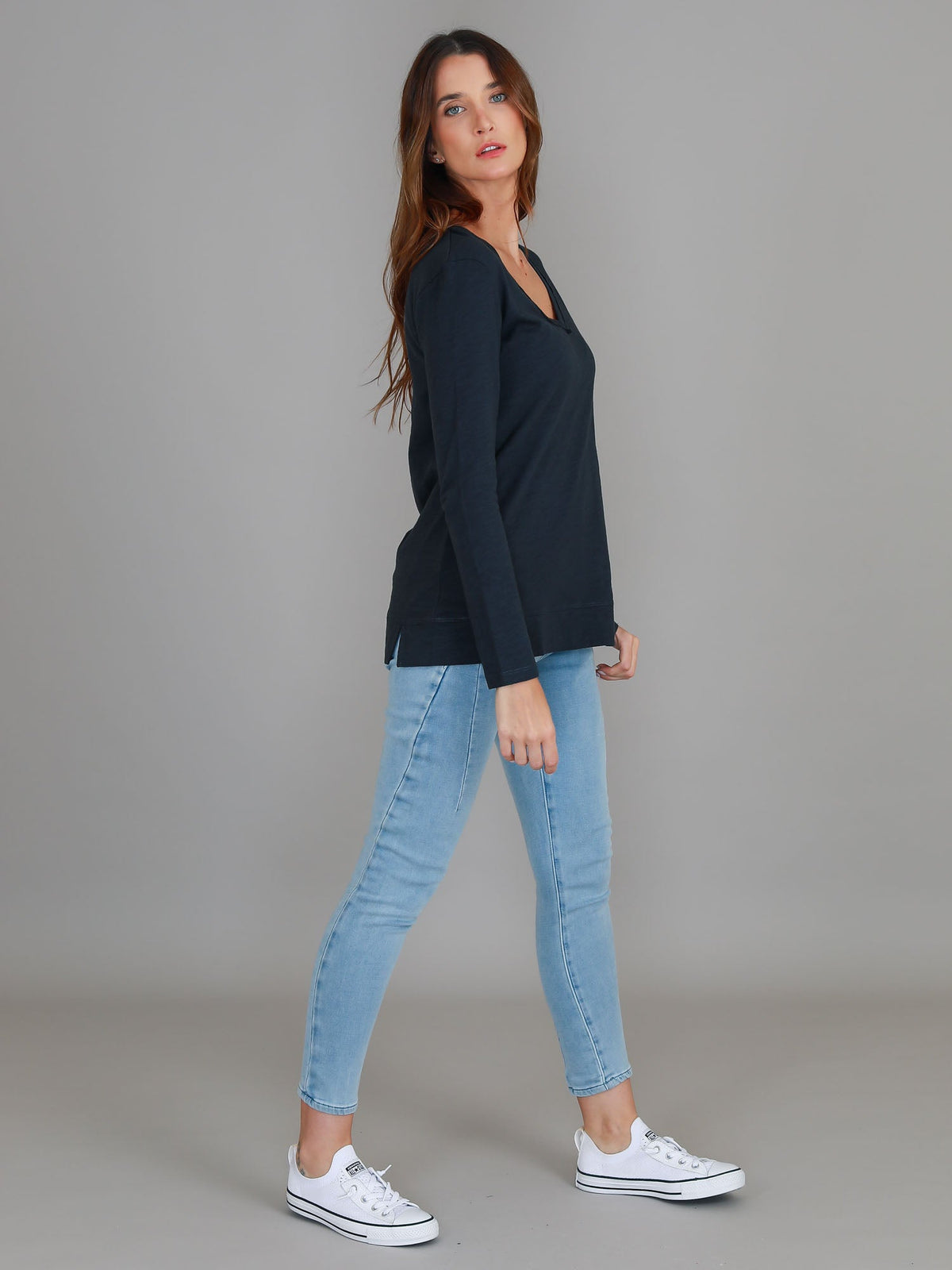 Leah V Neck T Shirt