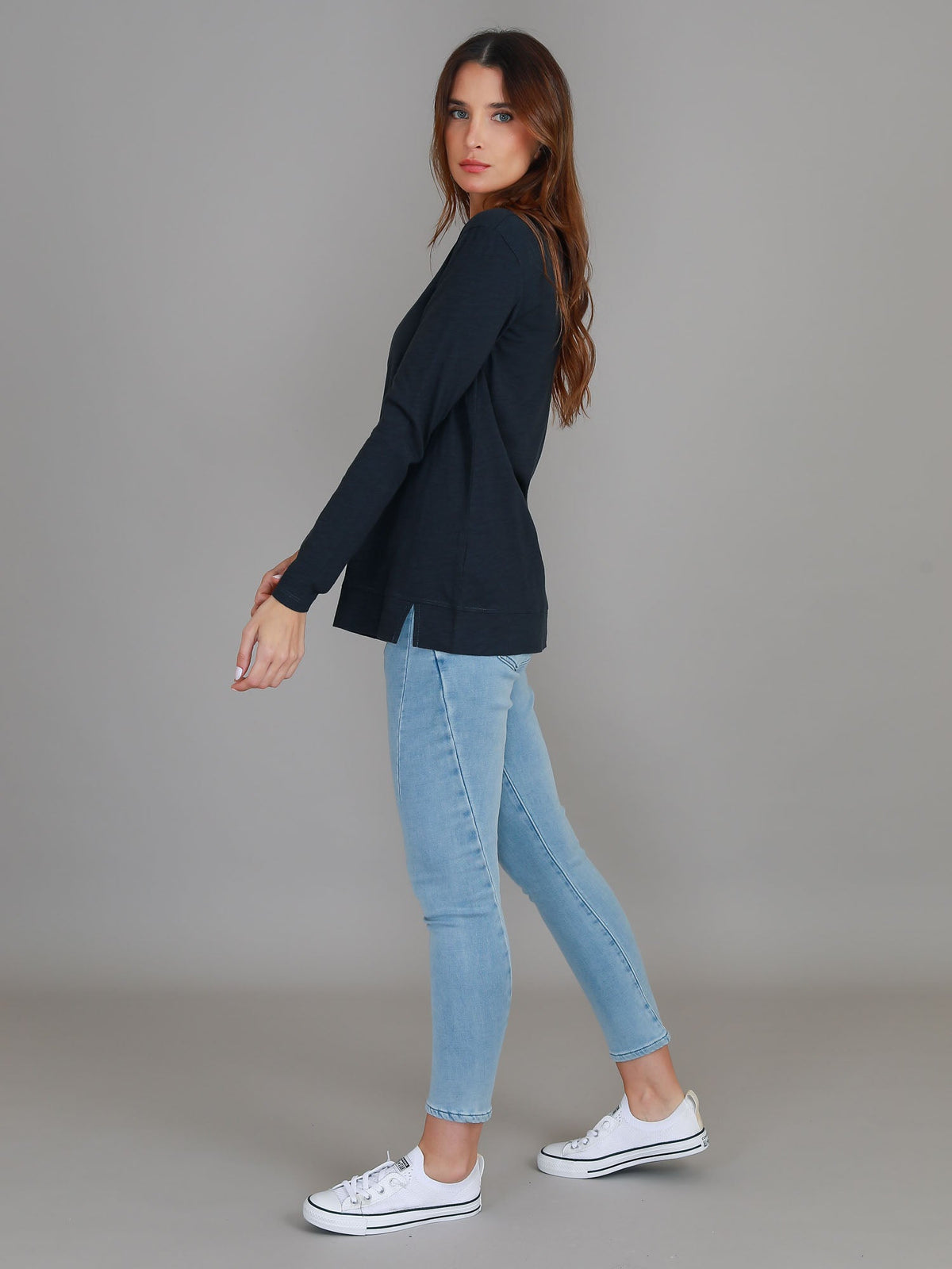 Leah V Neck T Shirt