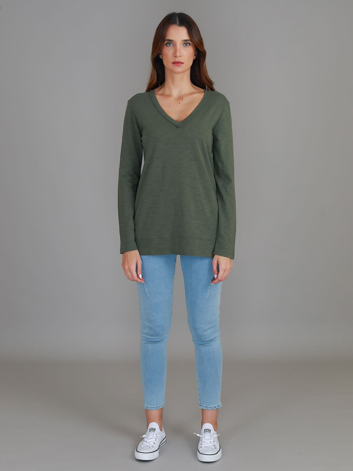 Leah V Neck T Shirt