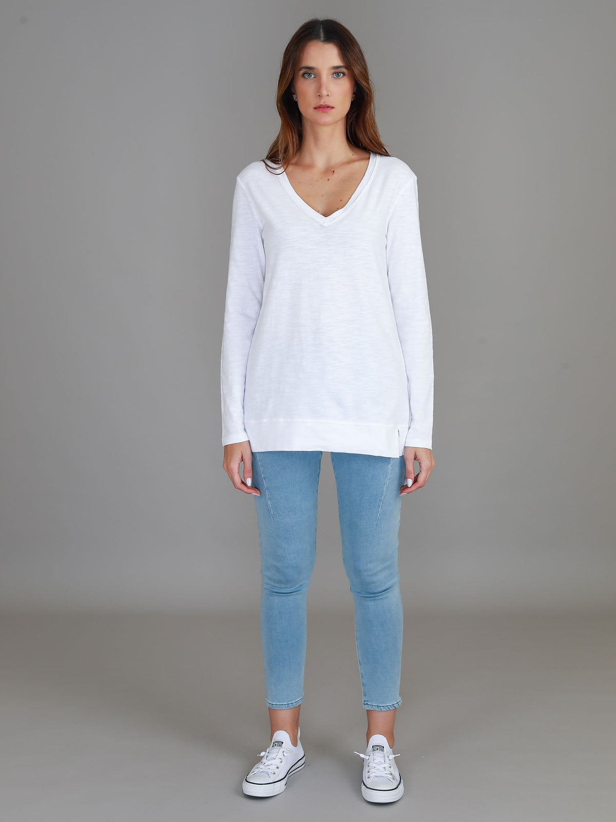 Leah V Neck T Shirt