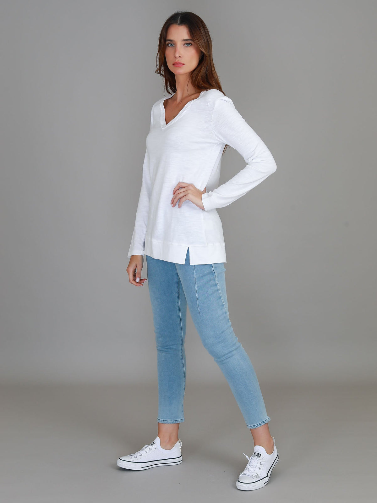 Leah V Neck T Shirt