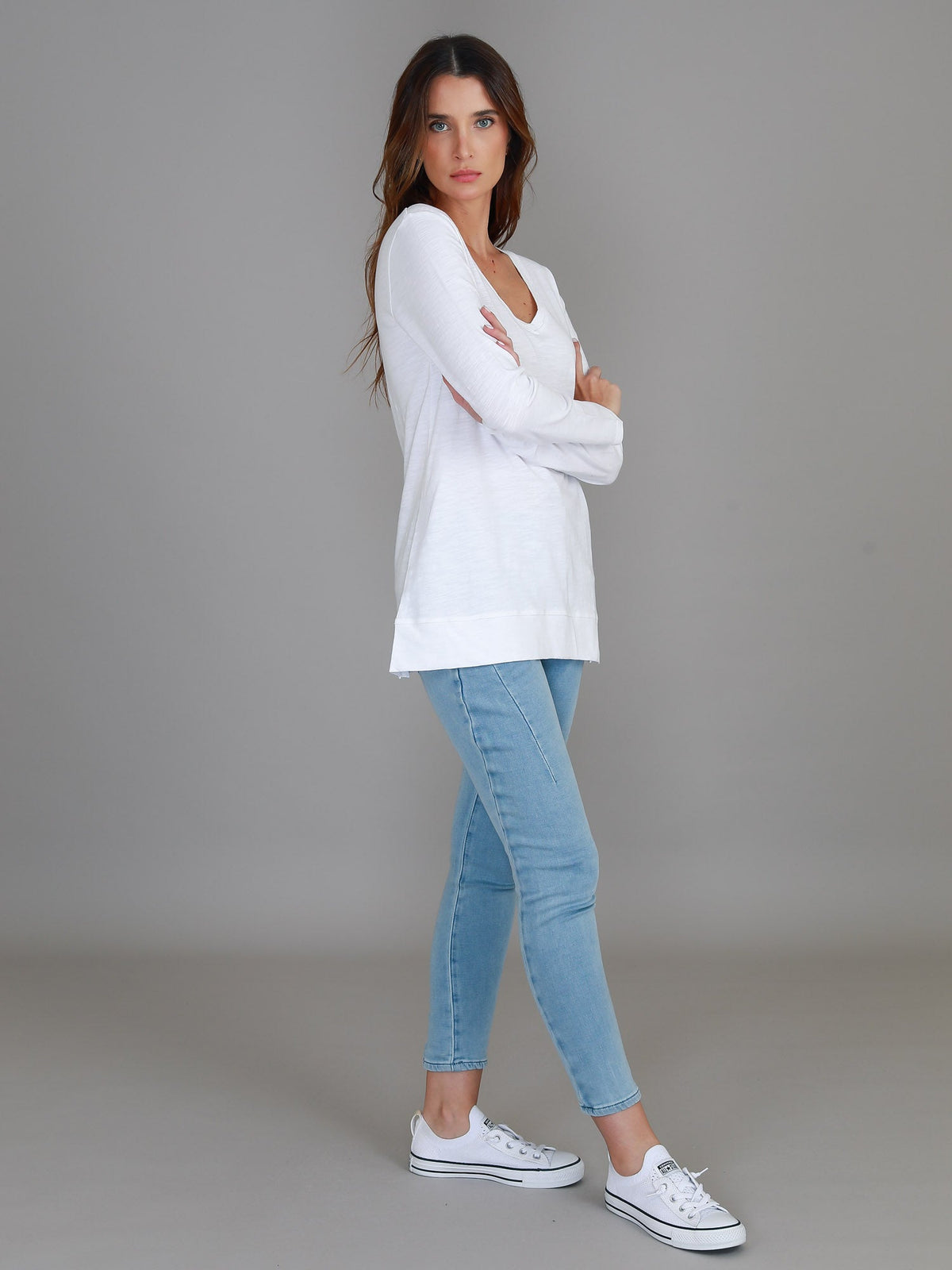 Leah V Neck T Shirt