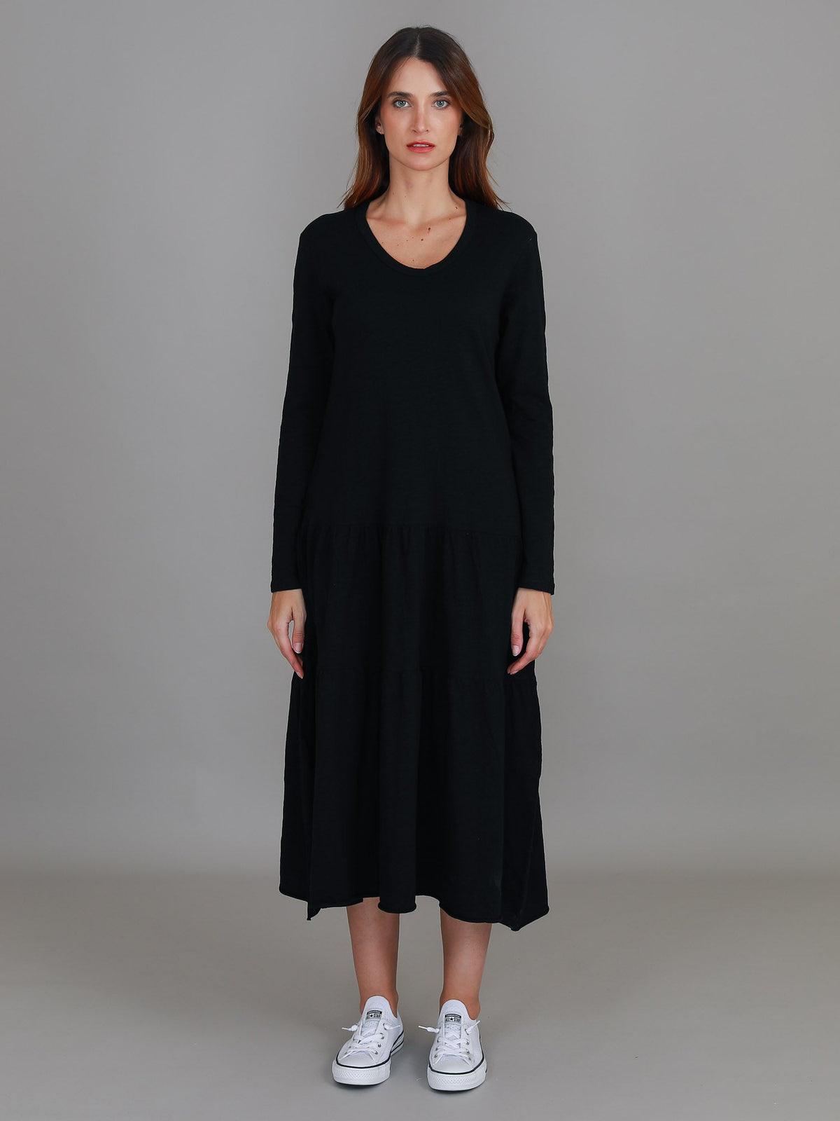 Vera Tiered Midi Dress