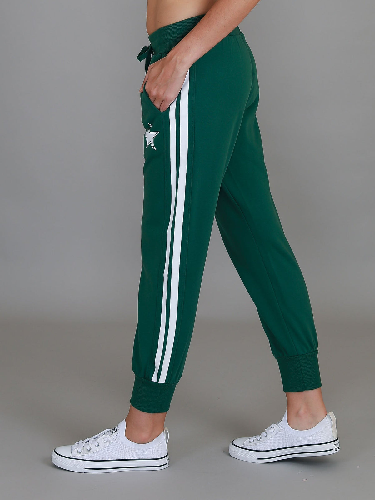 Gerry | Women's Superstar Stripe Tapered Sweatpants – French Terry