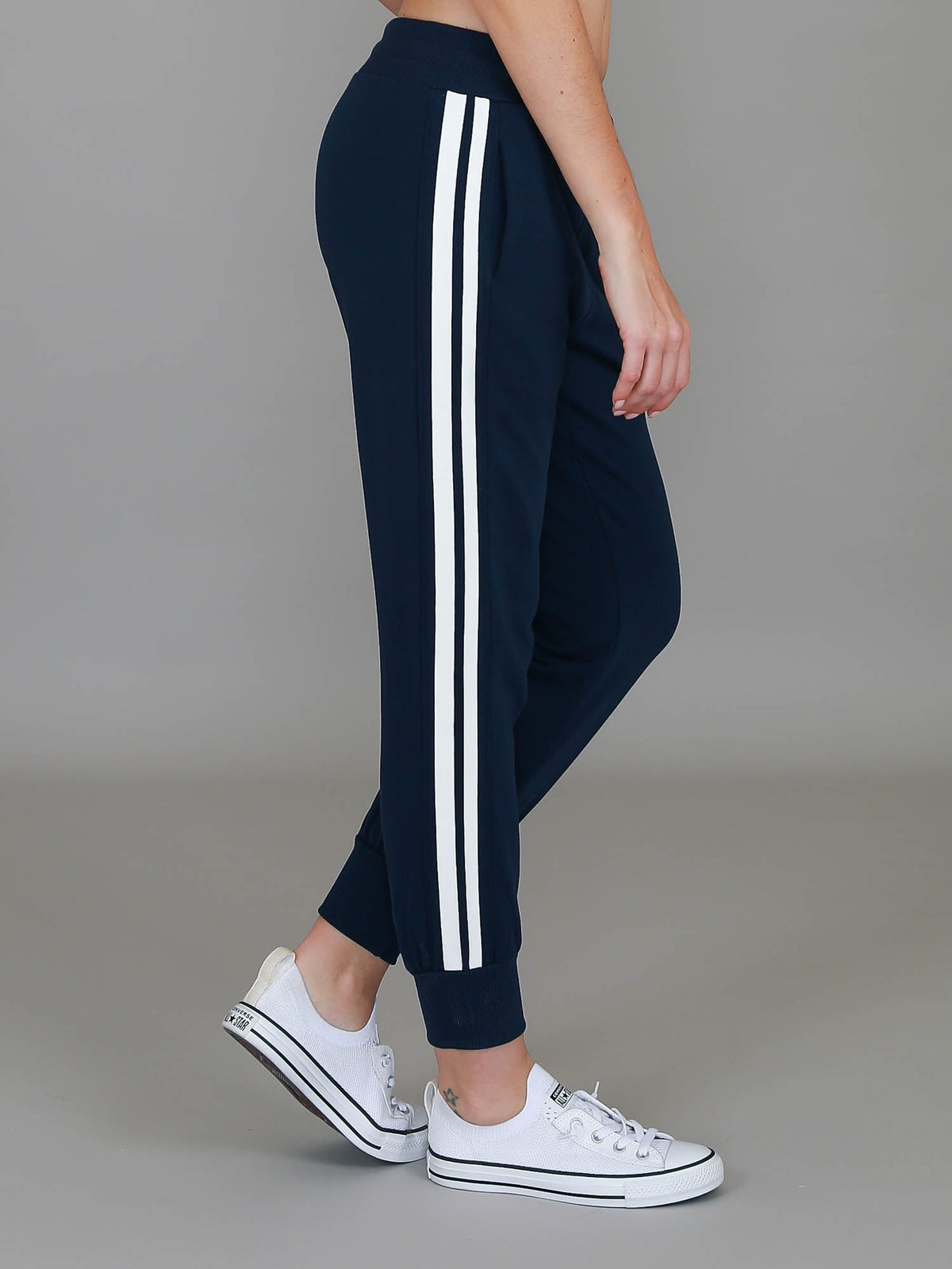Gerry | Women's Superstar Stripe Tapered Sweatpants – French Terry