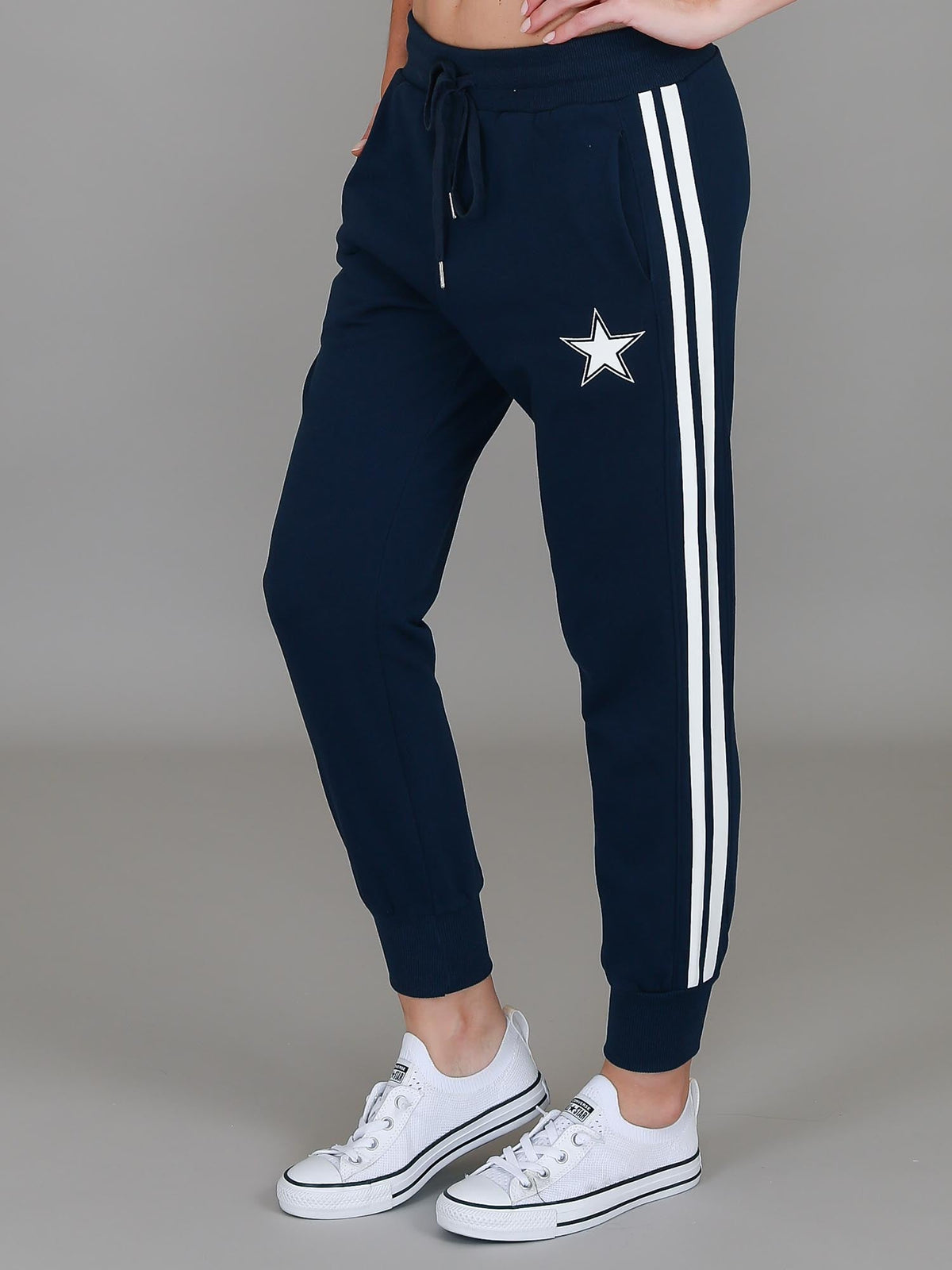 Gerry | Women's Superstar Stripe Tapered Sweatpants – French Terry