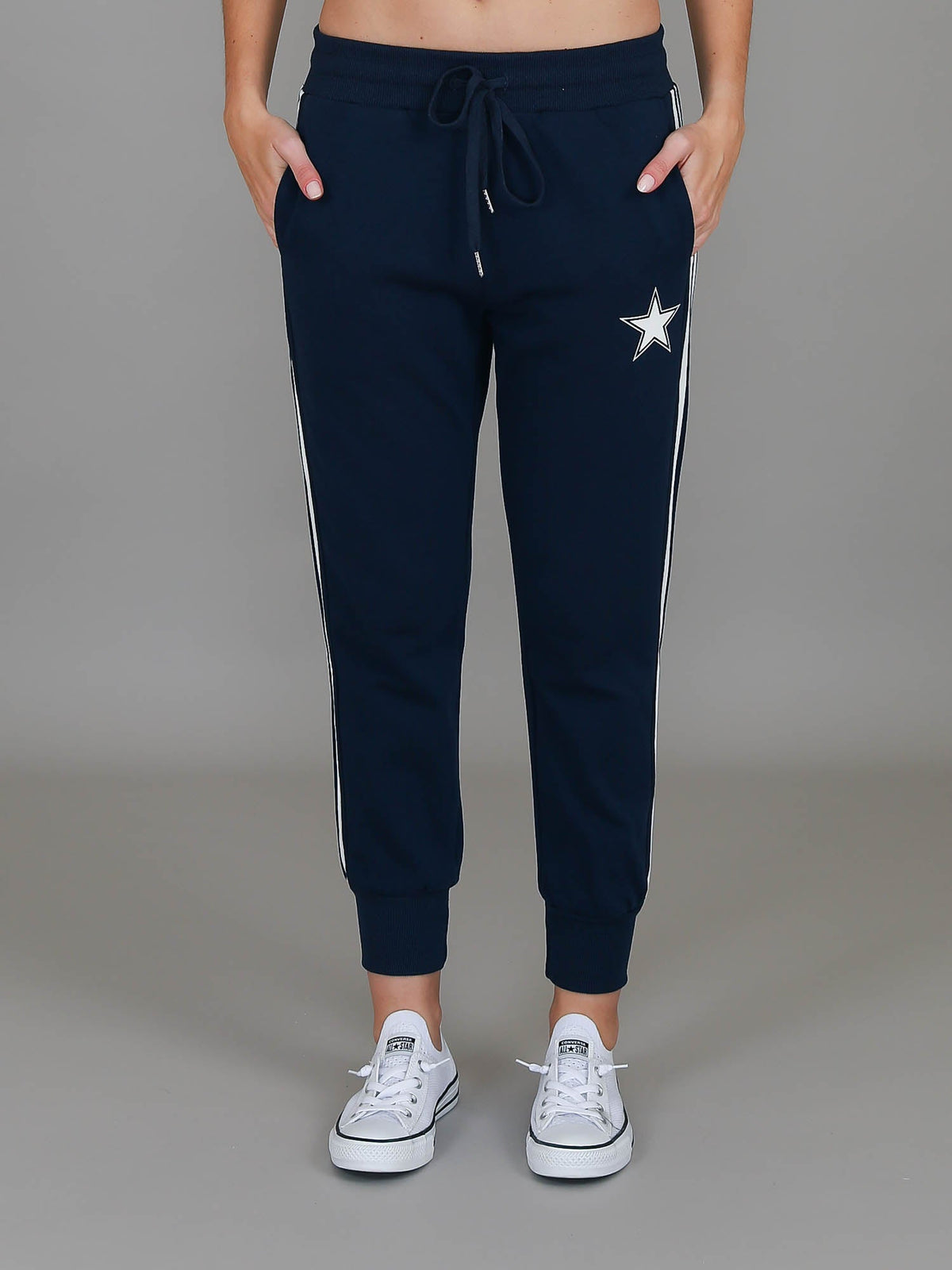 Gerry | Women's Superstar Stripe Tapered Sweatpants – French Terry