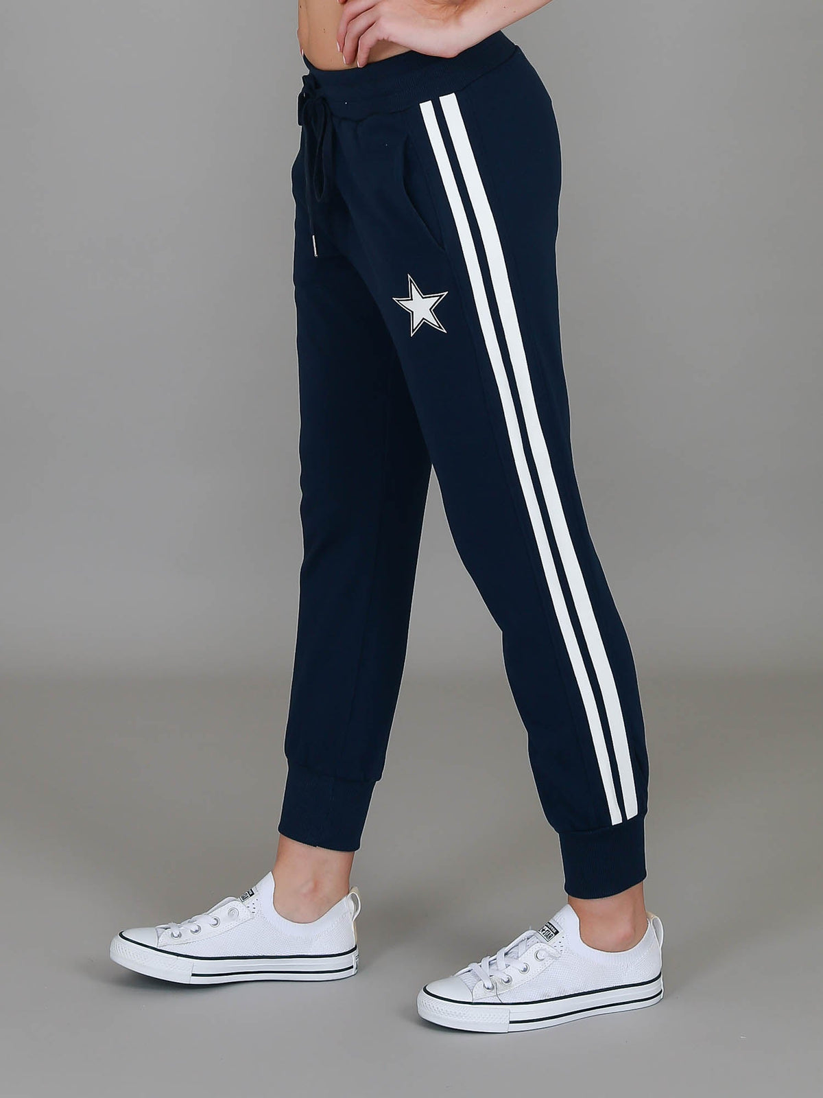 Gerry | Women's Superstar Stripe Tapered Sweatpants – French Terry