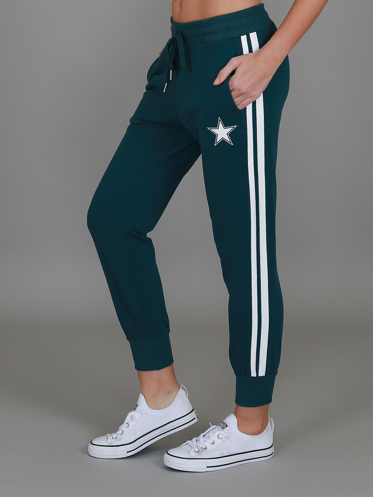 Gerry | Women's Superstar Stripe Tapered Sweatpants – French Terry