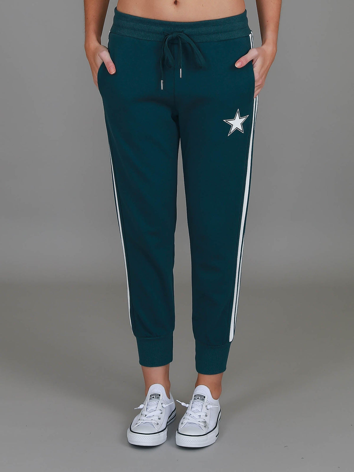 Gerry | Women's Superstar Stripe Tapered Sweatpants – French Terry
