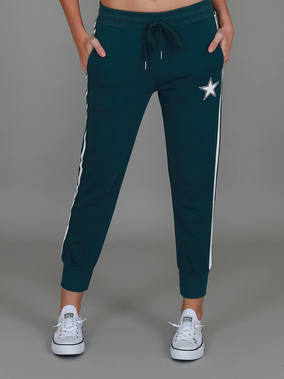 Gerry | Women's Superstar Stripe Tapered Sweatpants – French Terry