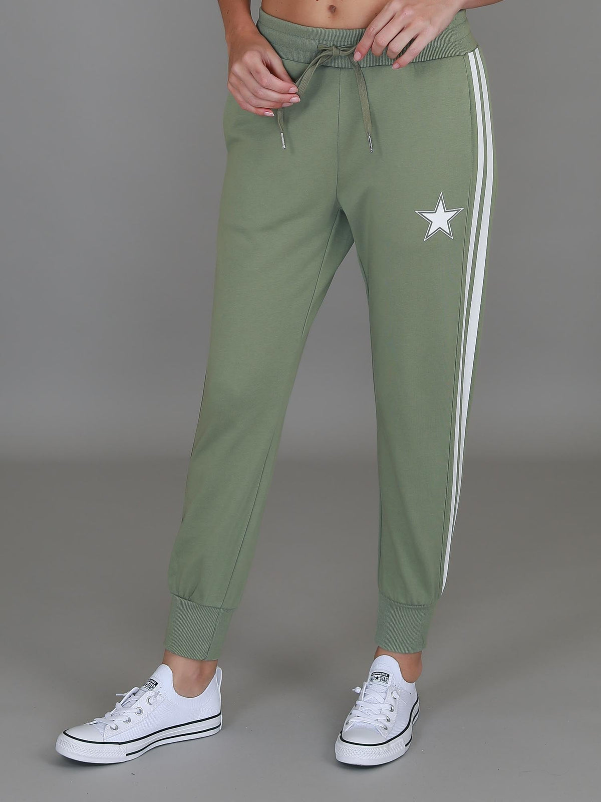 Gerry | Women's Superstar Stripe Tapered Sweatpants – French Terry