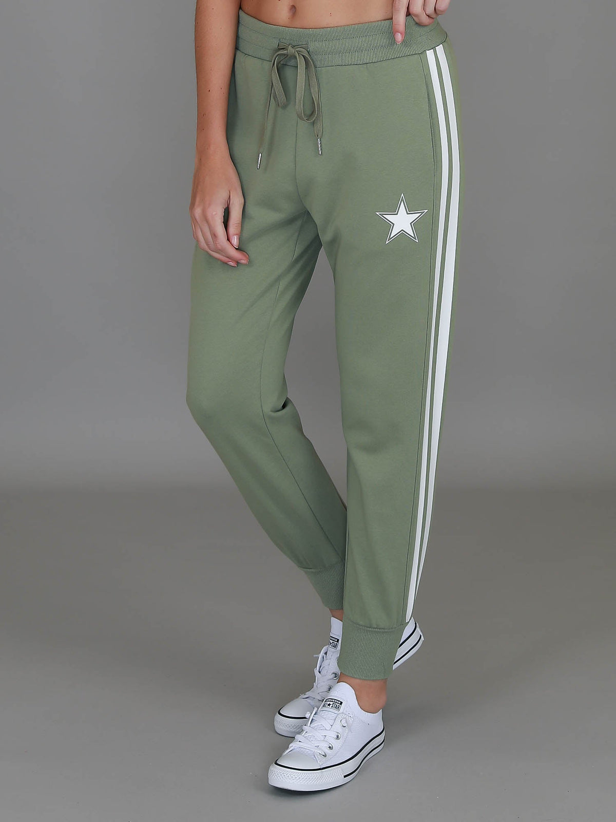 Gerry | Women's Superstar Stripe Tapered Sweatpants – French Terry