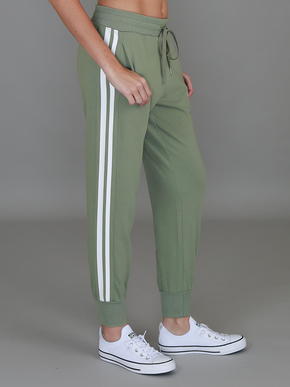 Gerry | Women's Superstar Stripe Tapered Sweatpants – French Terry