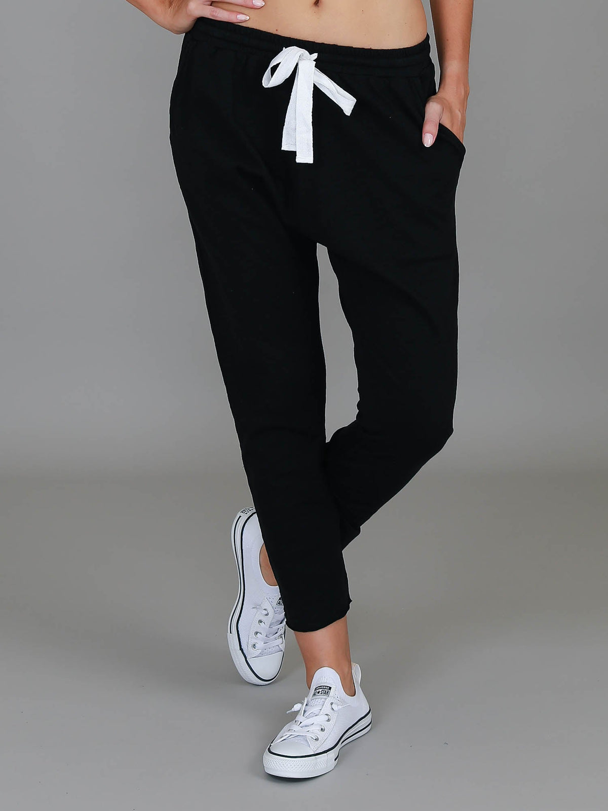 Ariel | Women's Straight Leg Jogger Pants – Cotton Jersey