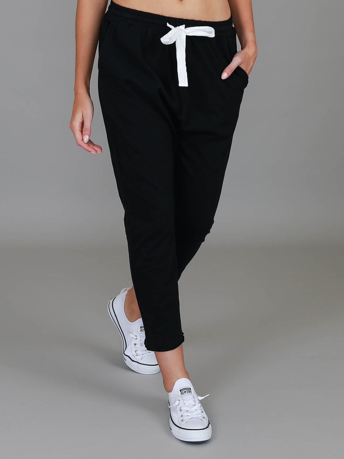 Ariel | Women's Straight Leg Jogger Pants – Cotton Jersey