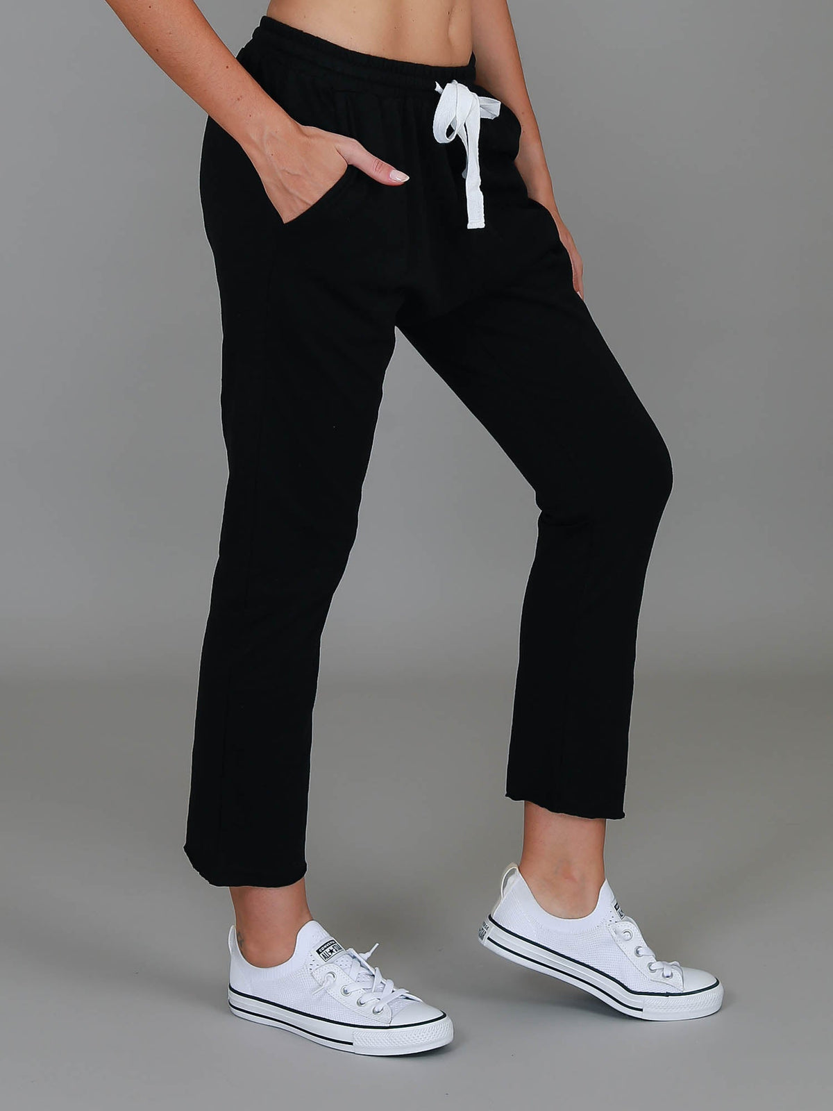 Ariel | Women's Straight Leg Jogger Pants – Cotton Jersey