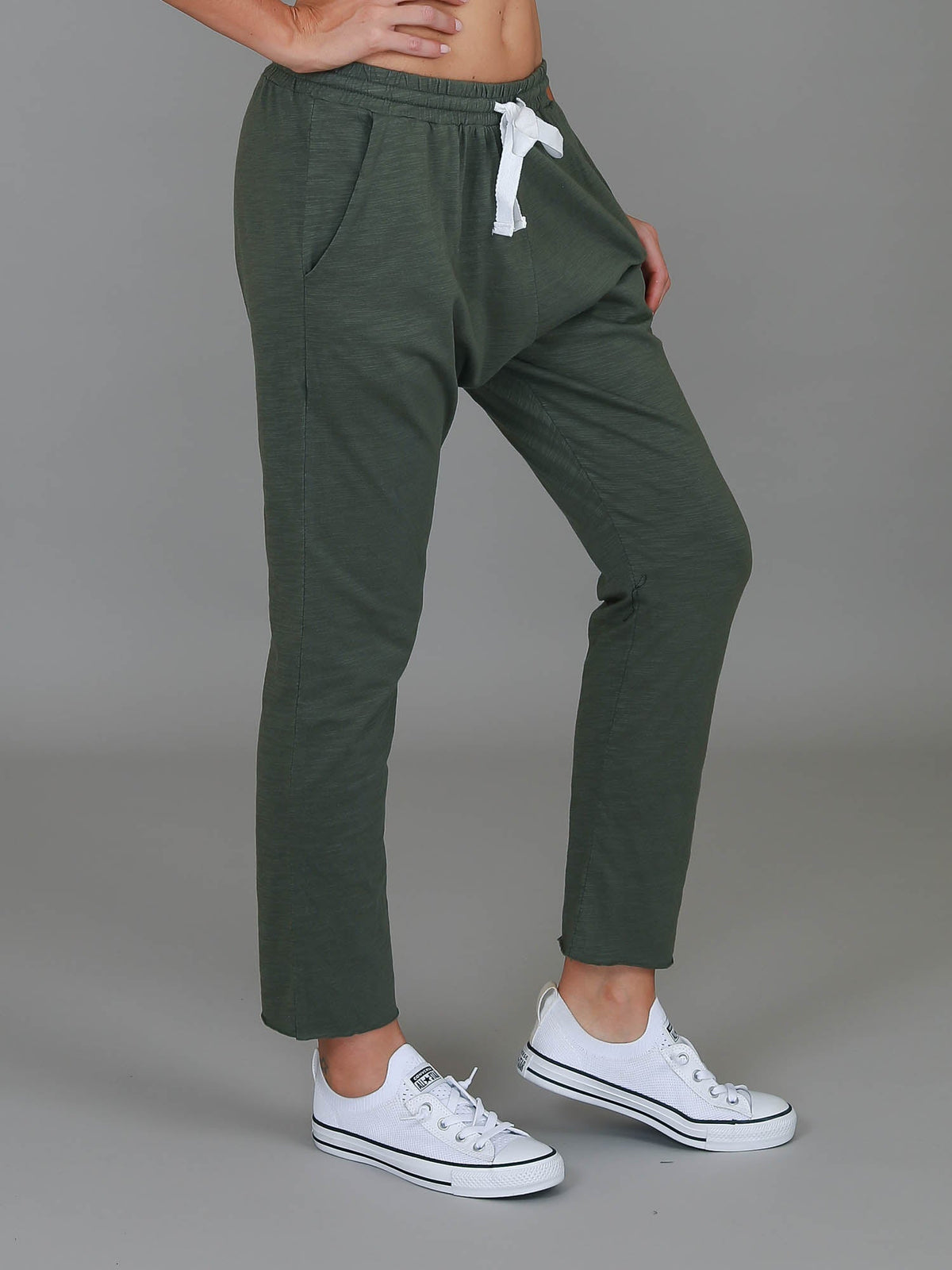 Ariel | Women's Straight Leg Jogger Pants – Cotton Jersey