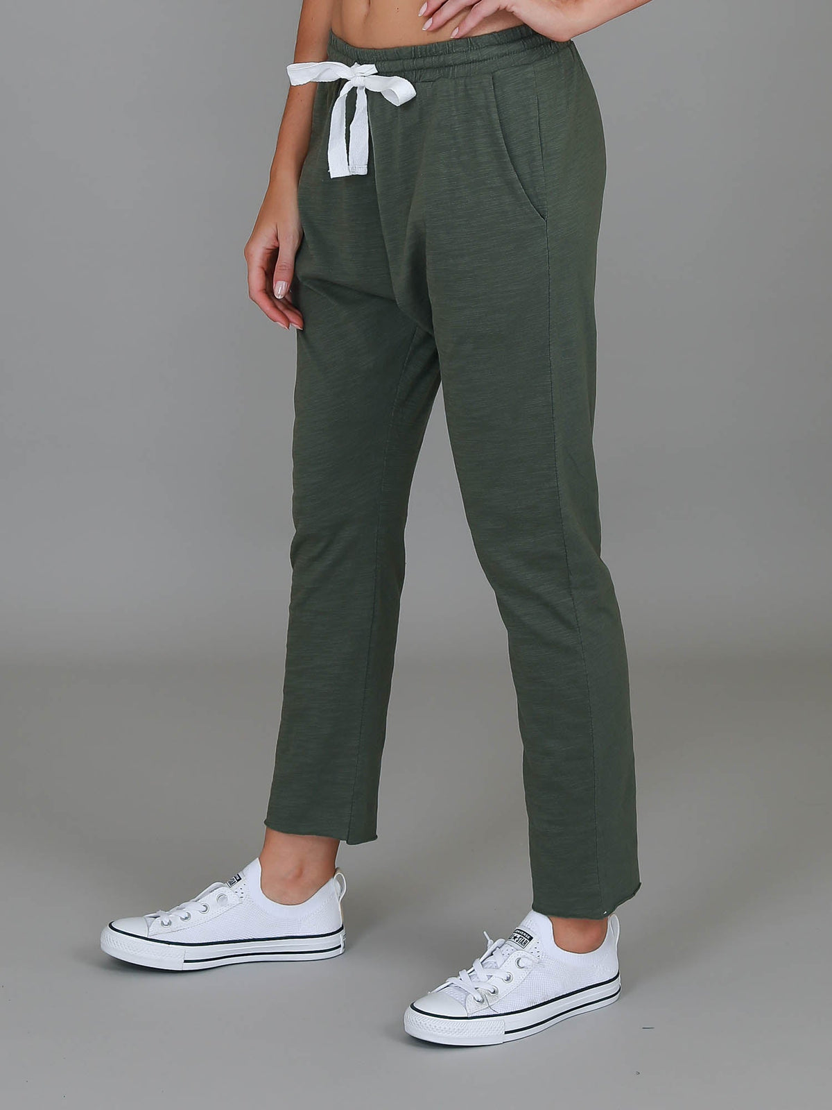 Ariel | Women's Straight Leg Jogger Pants – Cotton Jersey