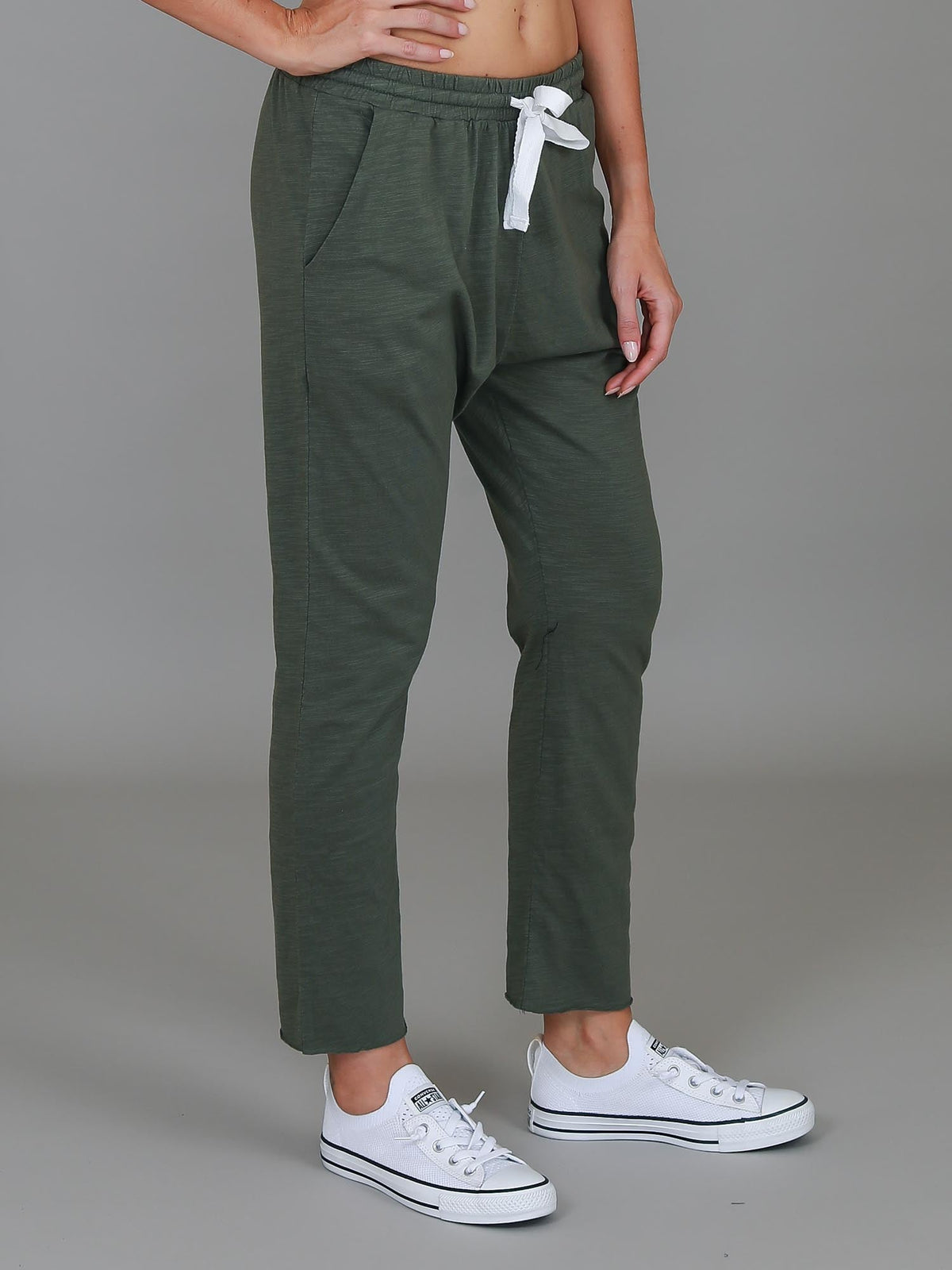 Ariel | Women's Straight Leg Jogger Pants – Cotton Jersey