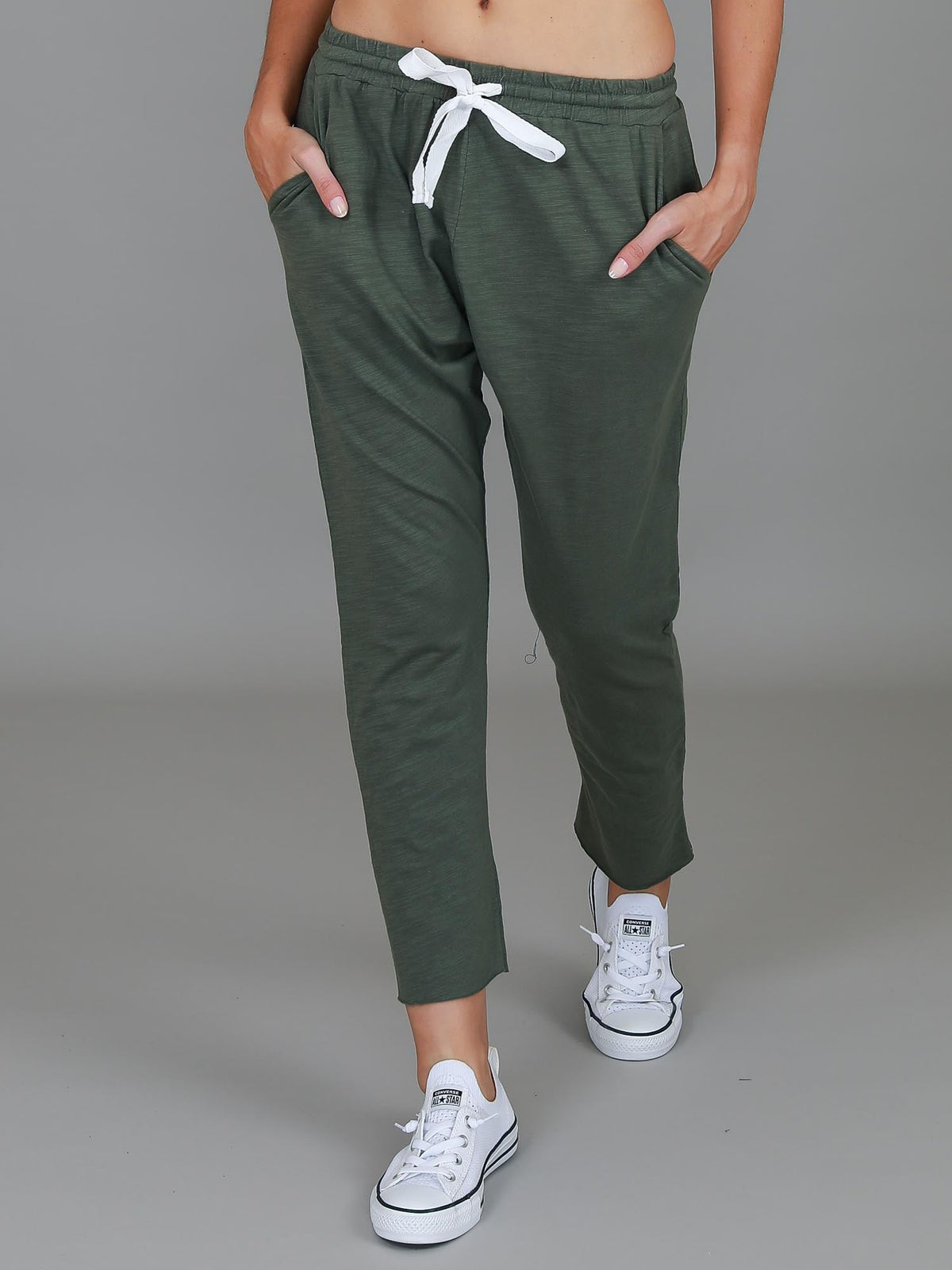 Ariel | Women's Straight Leg Jogger Pants – Cotton Jersey