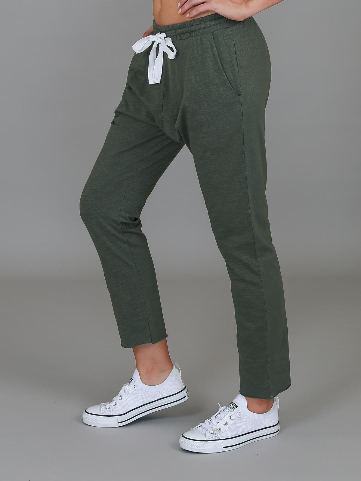 Ariel | Women's Straight Leg Jogger Pants – Cotton Jersey