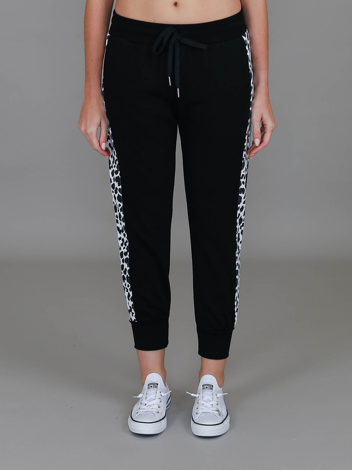 Theresa Leopard Panel Sweatpants
