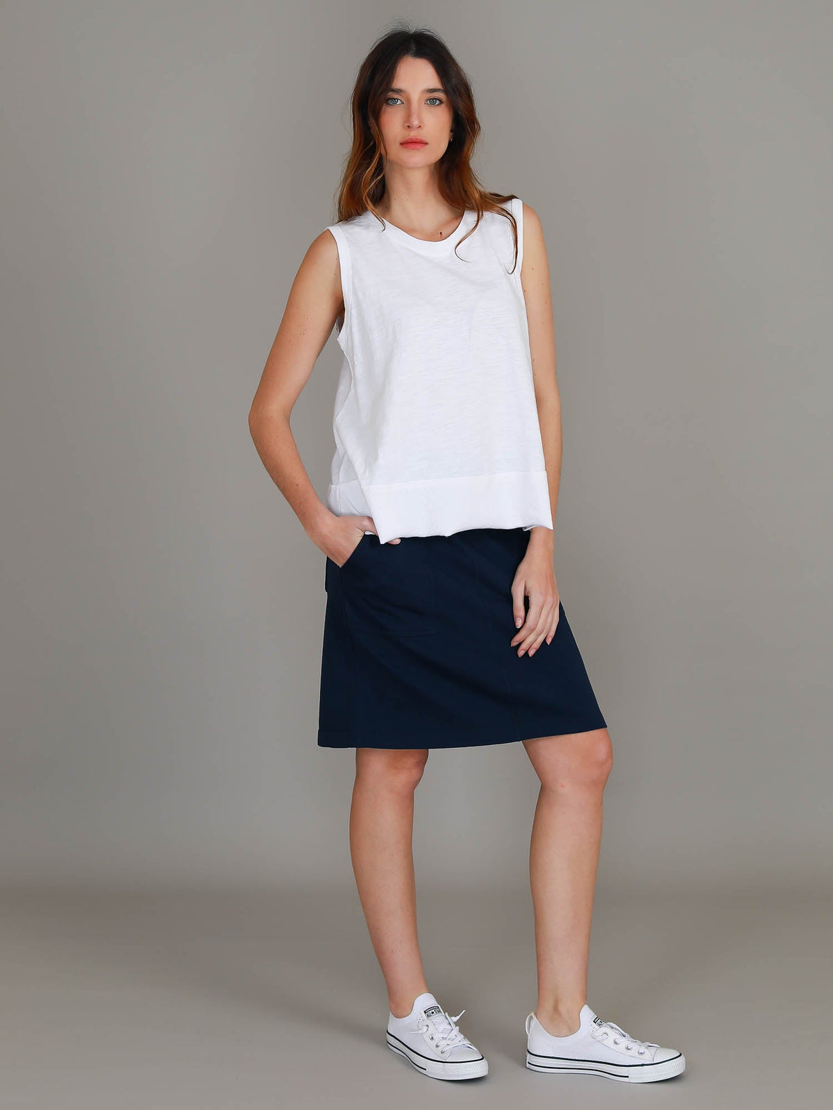 Pisces | Women's Terry Skirt – Cotton French Terry
