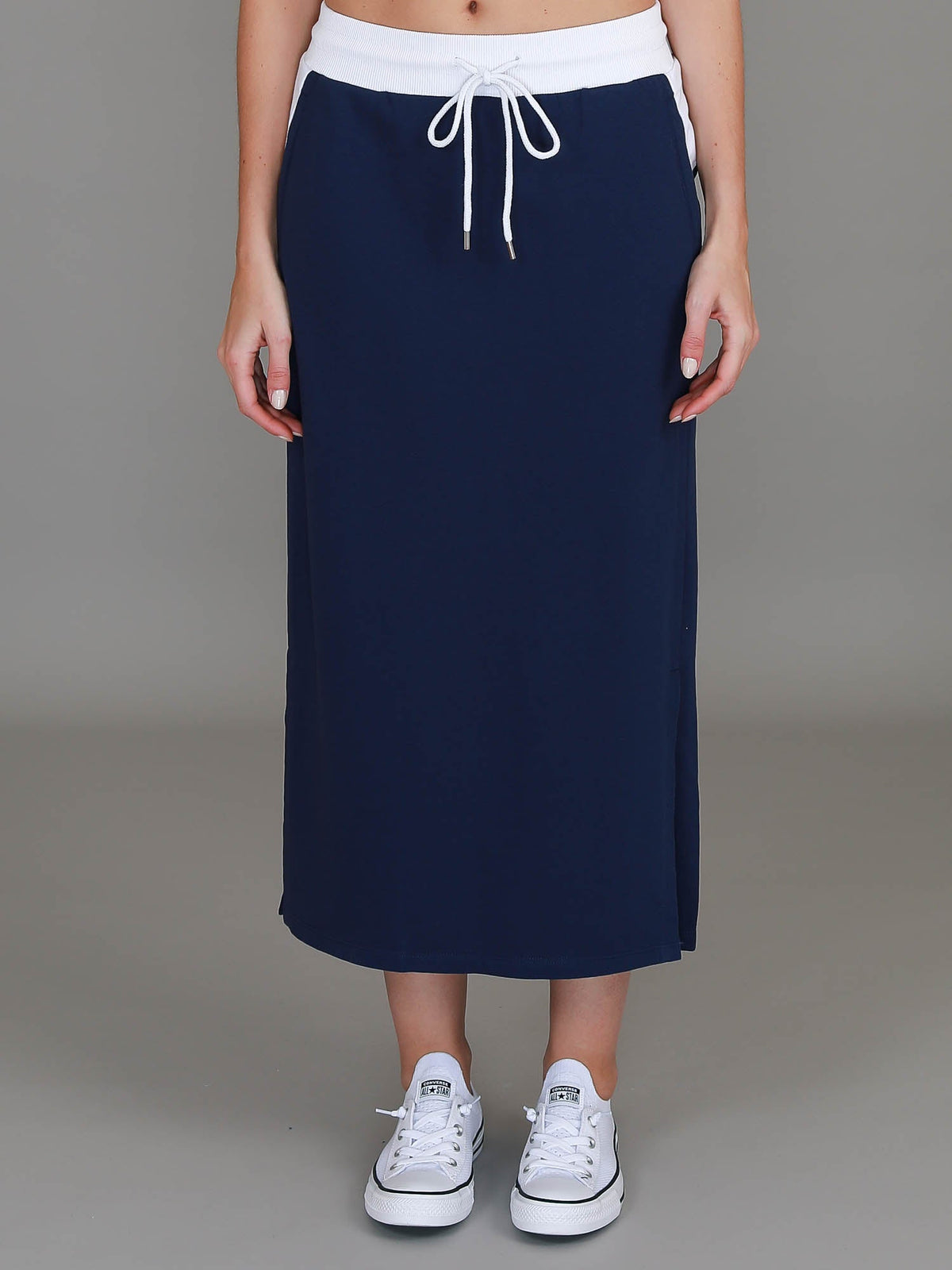 Airlie | Women's Midi Skirt – Cotton French Terry