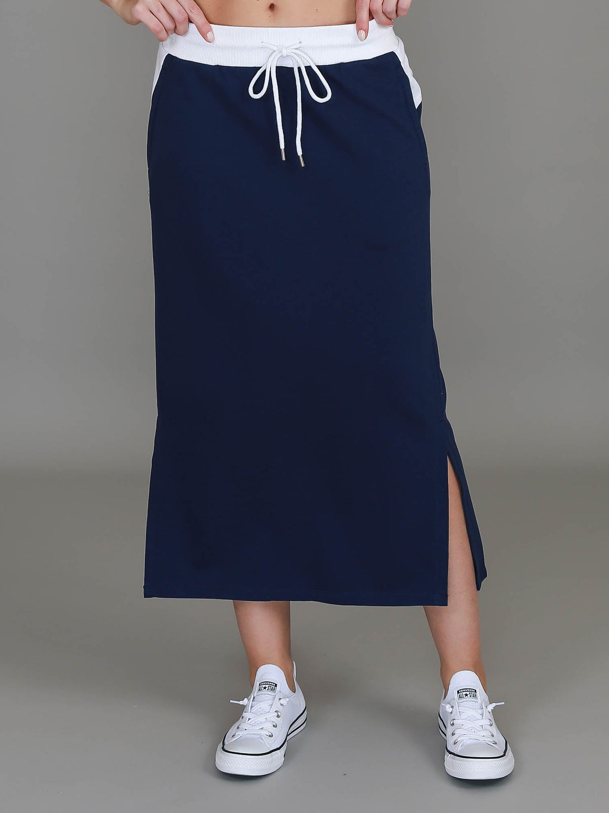 Airlie | Women's Midi Skirt – Cotton French Terry