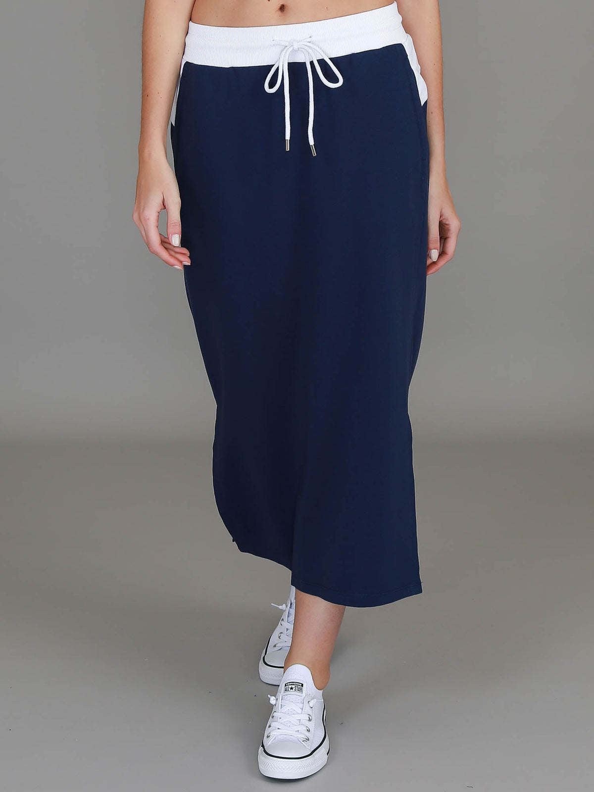 Airlie | Women's Midi Skirt – Cotton French Terry