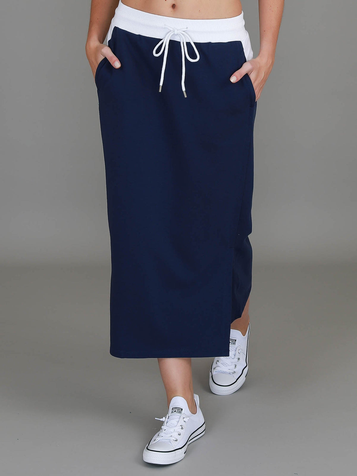 Airlie | Women's Midi Skirt – Cotton French Terry