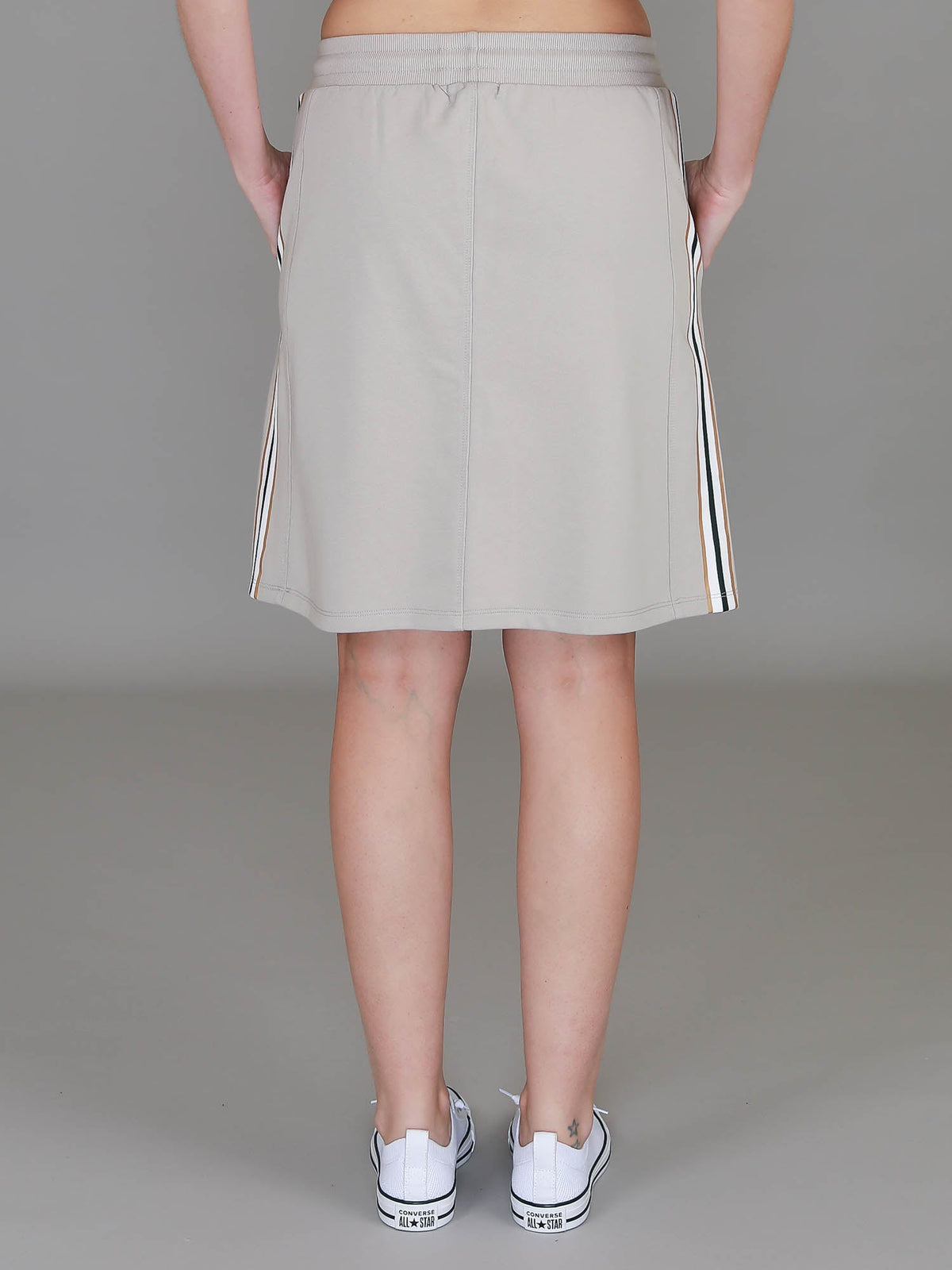 Cher | Women's Stripe Terry Mini Skirt – French Terry