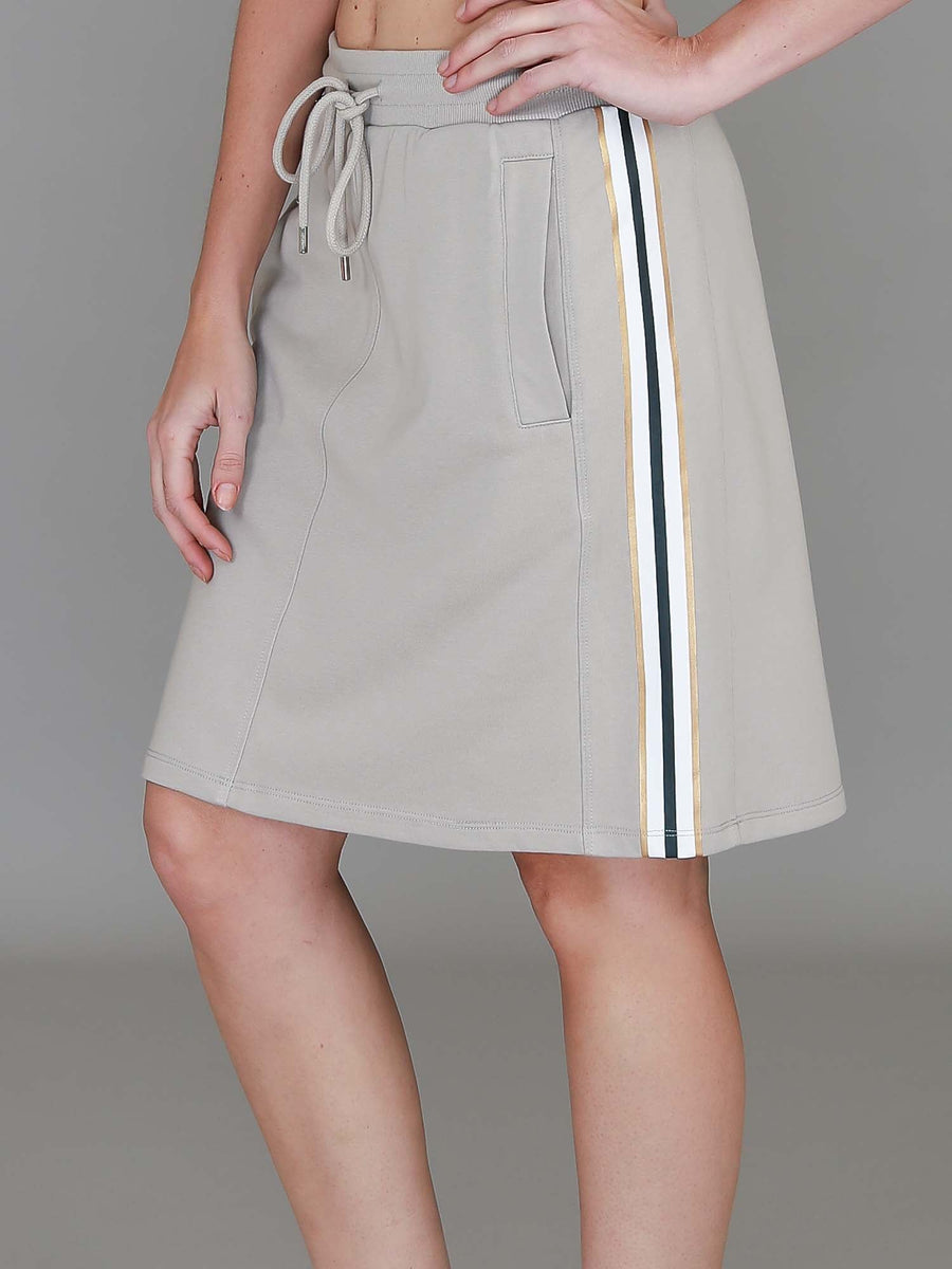 Cher | Women's Stripe Terry Mini Skirt – French Terry